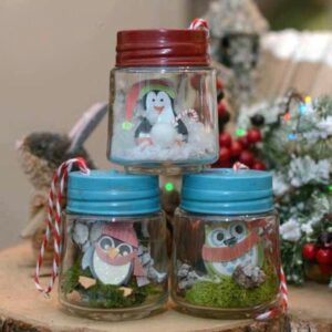 DIY Jar Ornament For Christmas