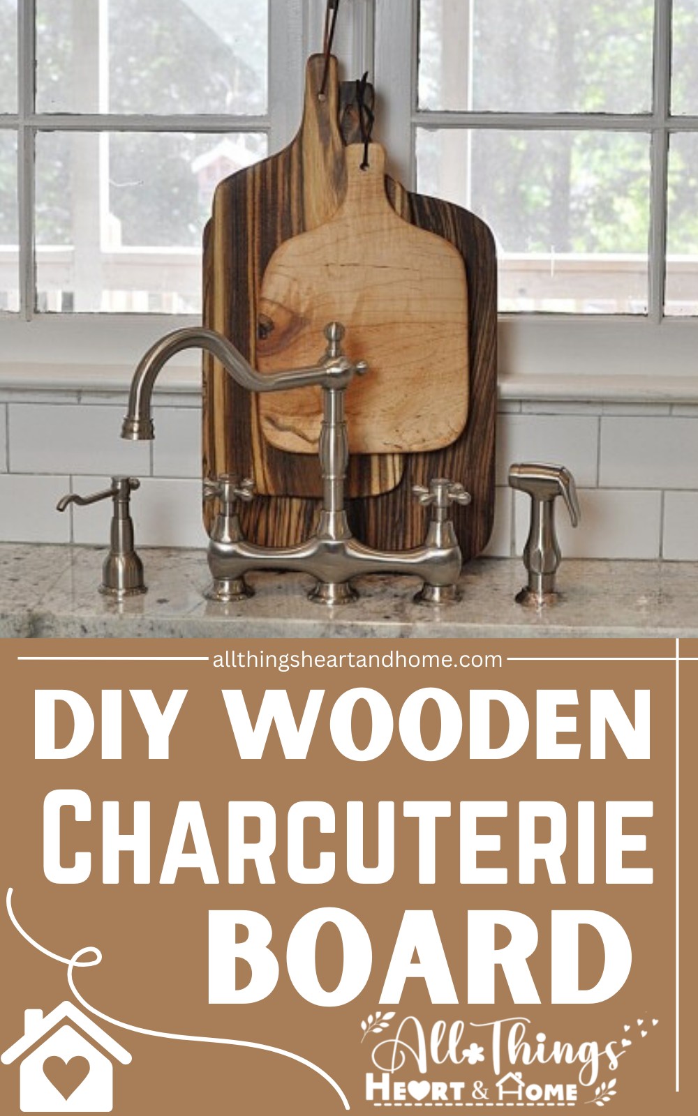 DIY Wooden Charcuterie Board For Our Cheese & Breads!