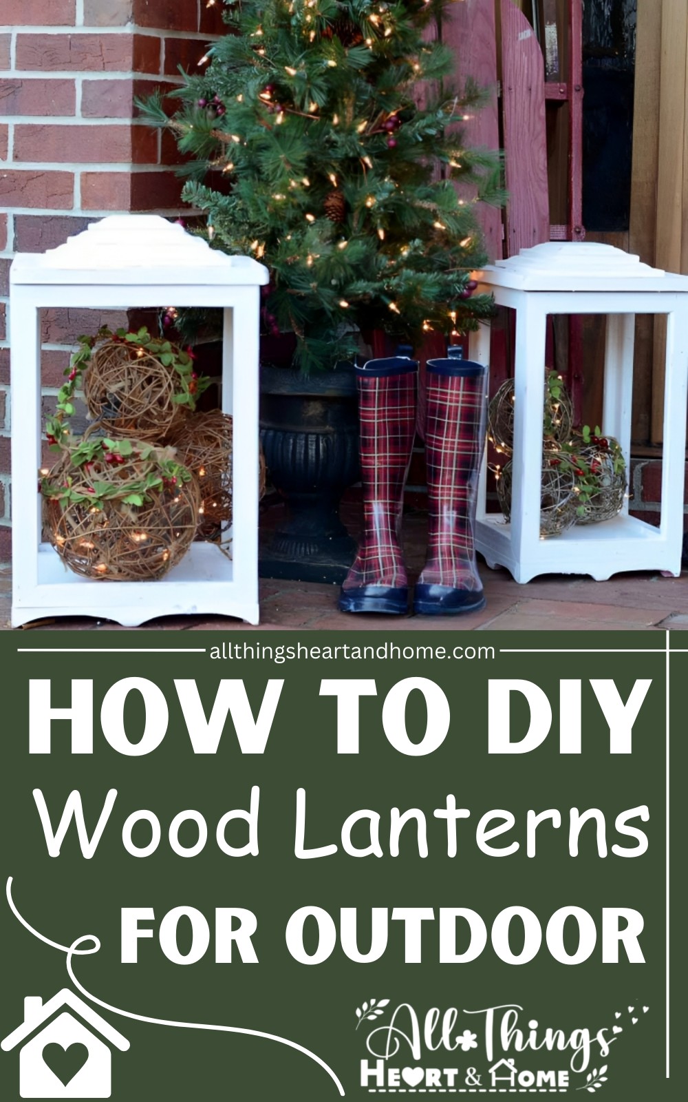How to DIY Wood Lanterns For Outdoor