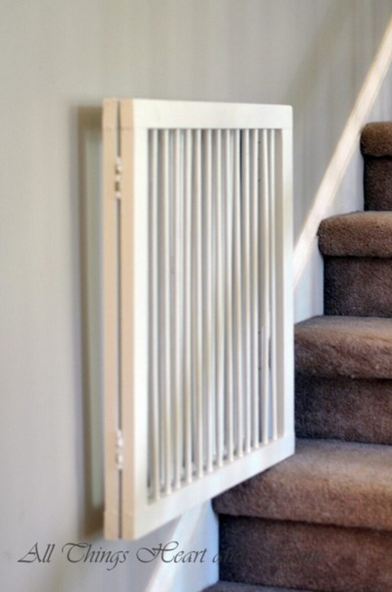 DIY Baby Gate For Stairs