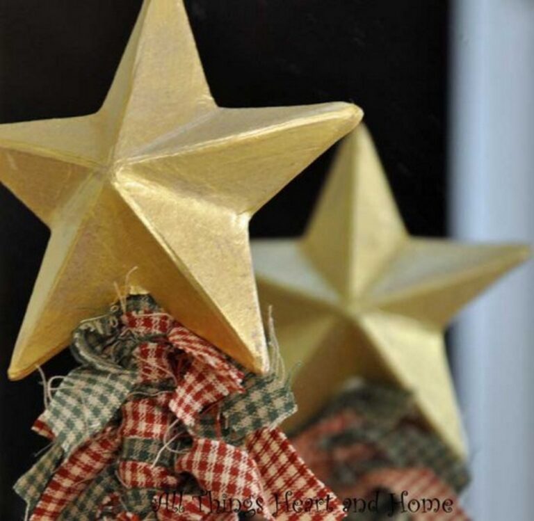 Making Cute Christmas Tree From Fabric Scraps
