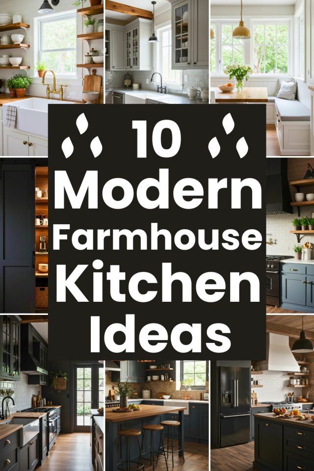 10 Simple Modern Farmhouse Kitchen Ideas With A Touch Of Rustic Charm ...