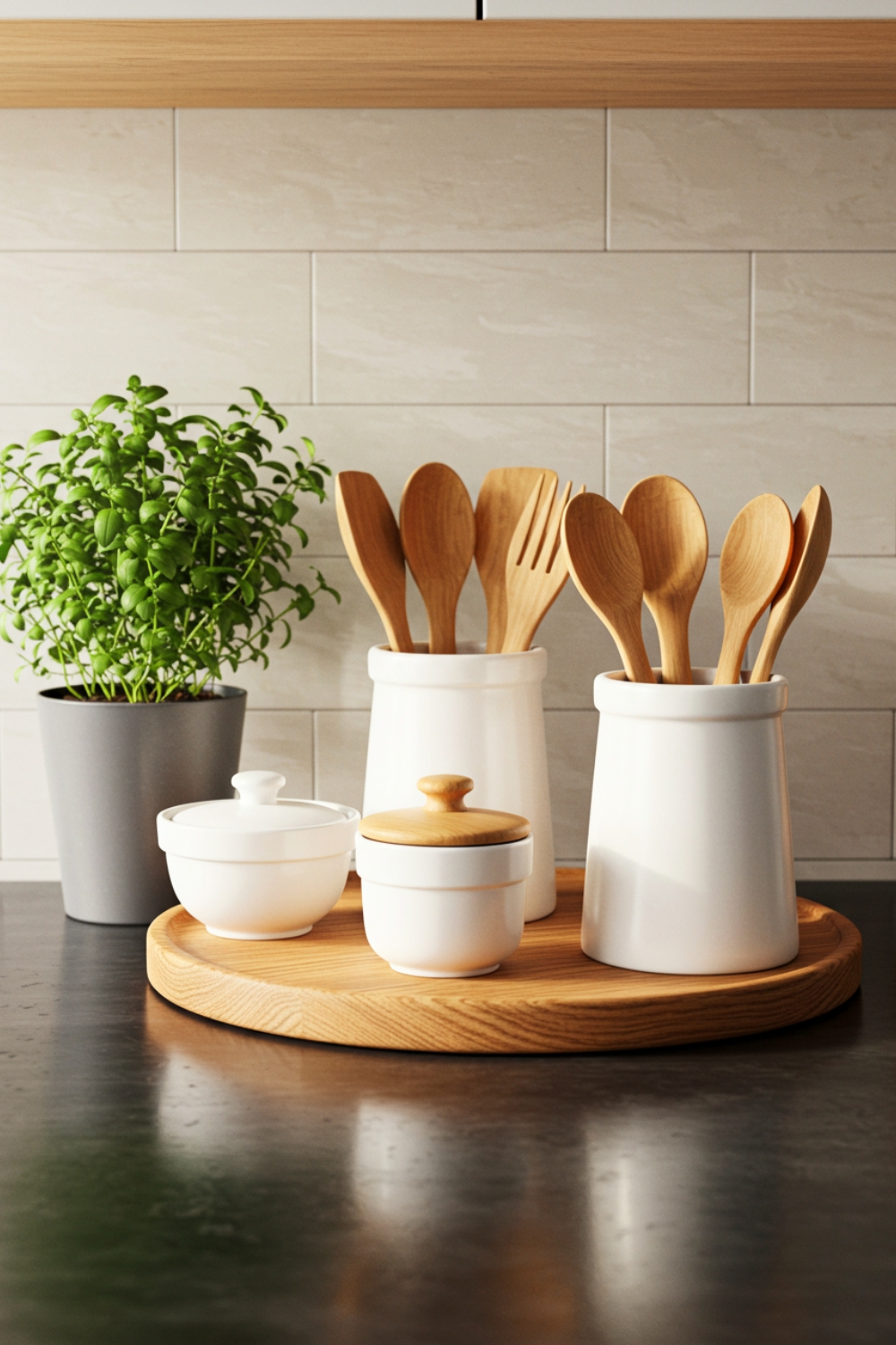 Cafe Style Kitchen Vignette Prompt A Bright Cafe Inspired Kitchen