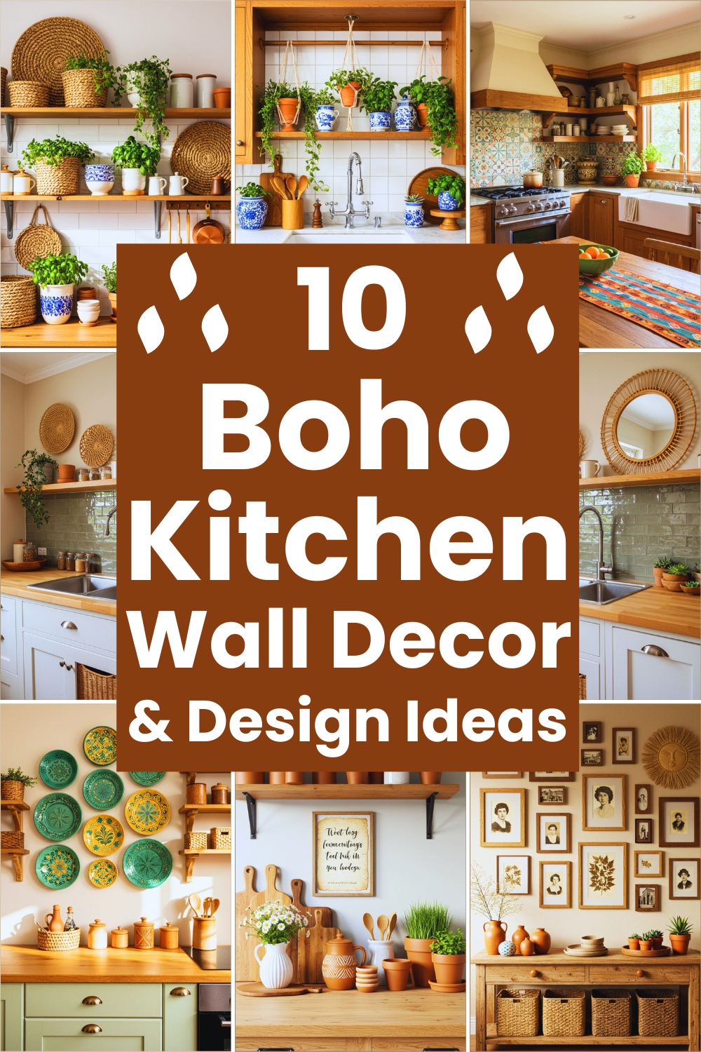 10 Boho Kitchen Wall Decor ideas
