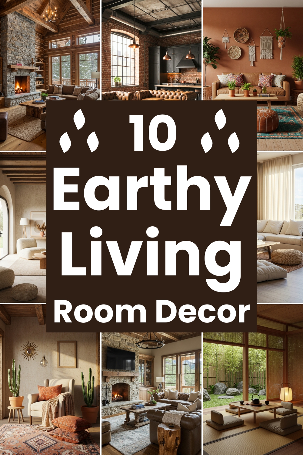 10 Earthy Living Room Decor Ideas