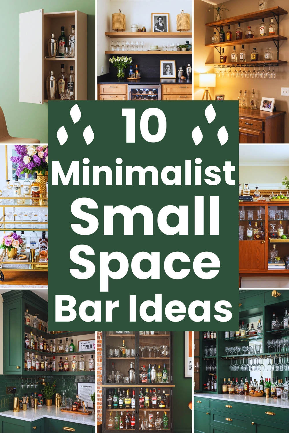 10 Minimalist Small Spcae Bar Ideas
