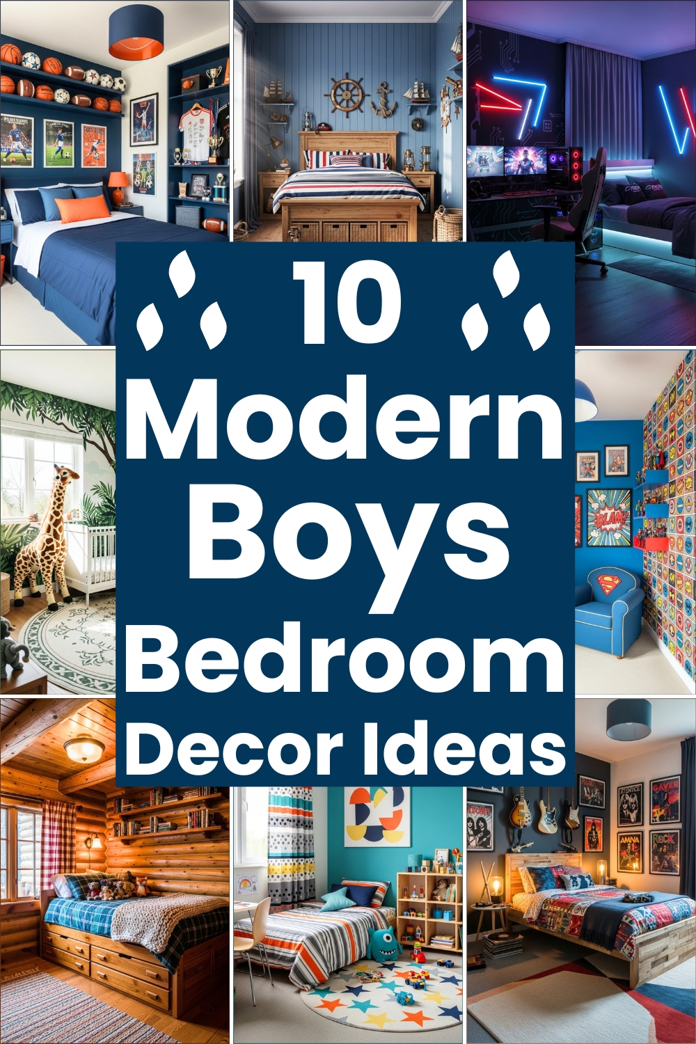 10 Modern Boys bedroom Decor Ideas