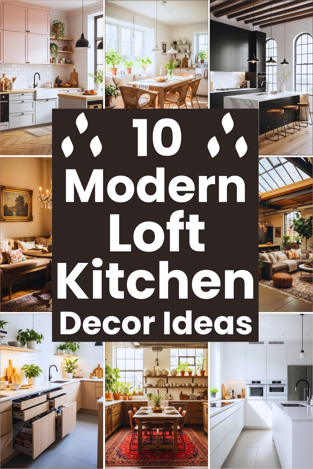 10 Modern Loft Kitchens Decor Ideas