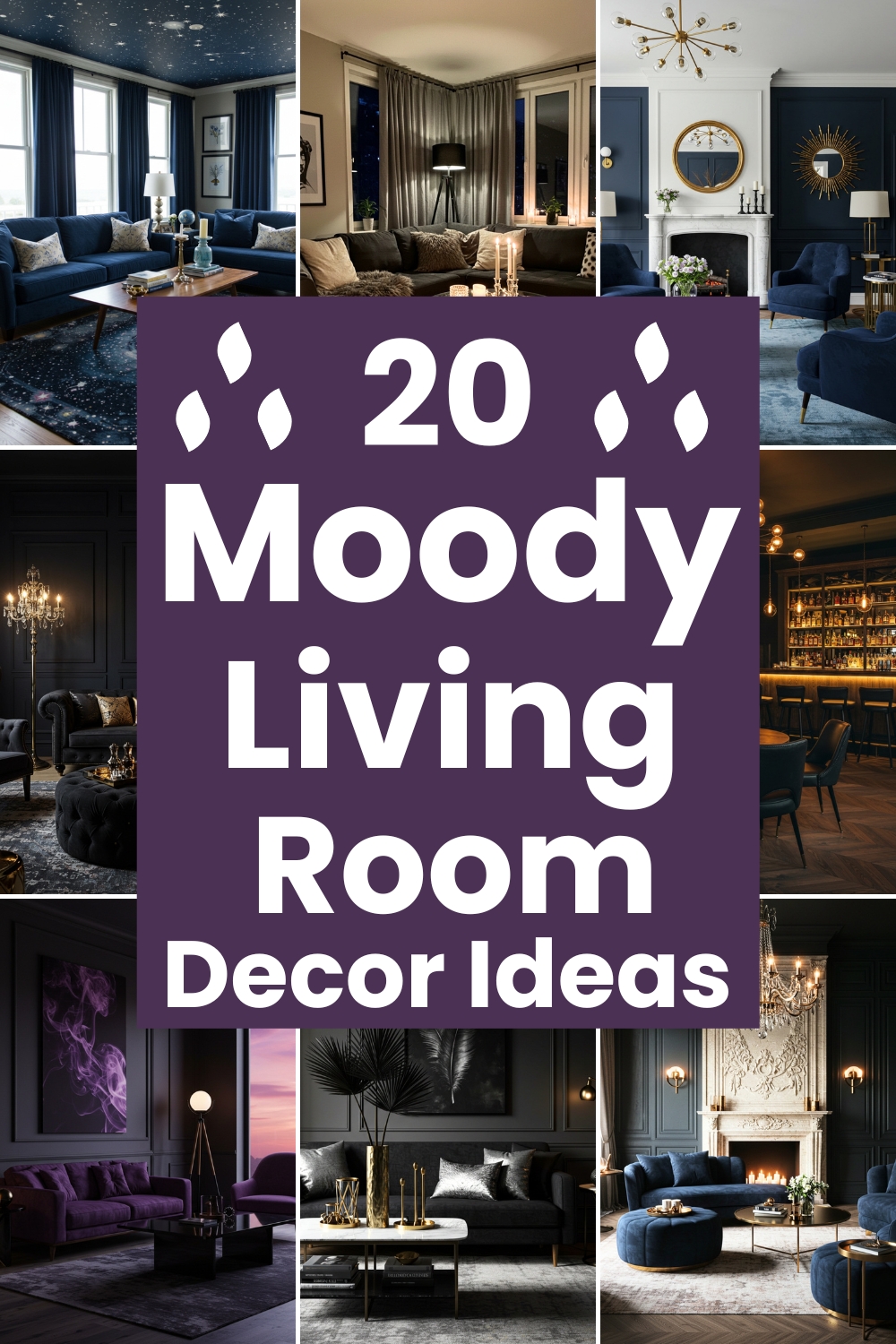 10 Moody Living Room Decor Ideas