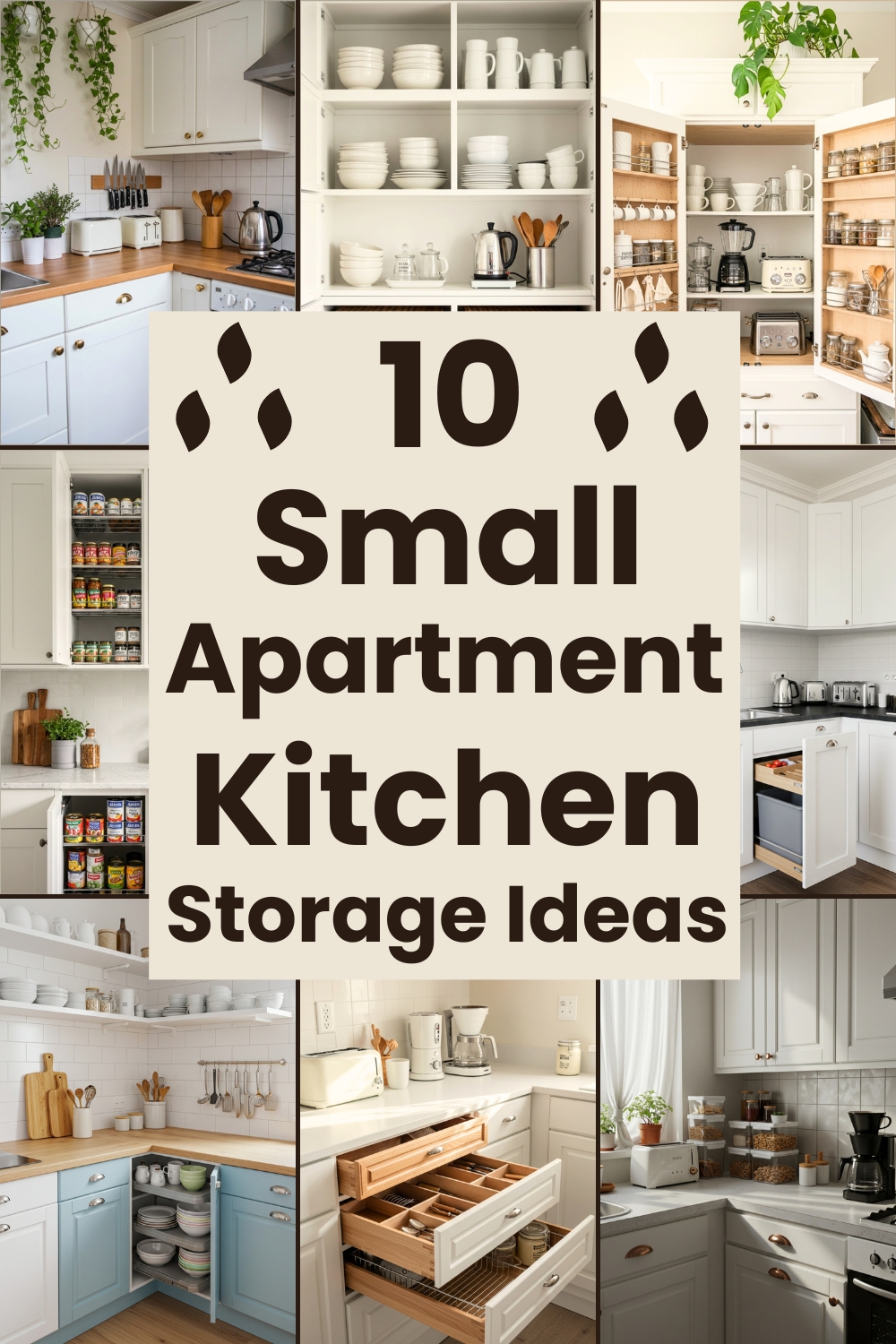 10 Small Apartment Kitchen Storage Decor Ideas