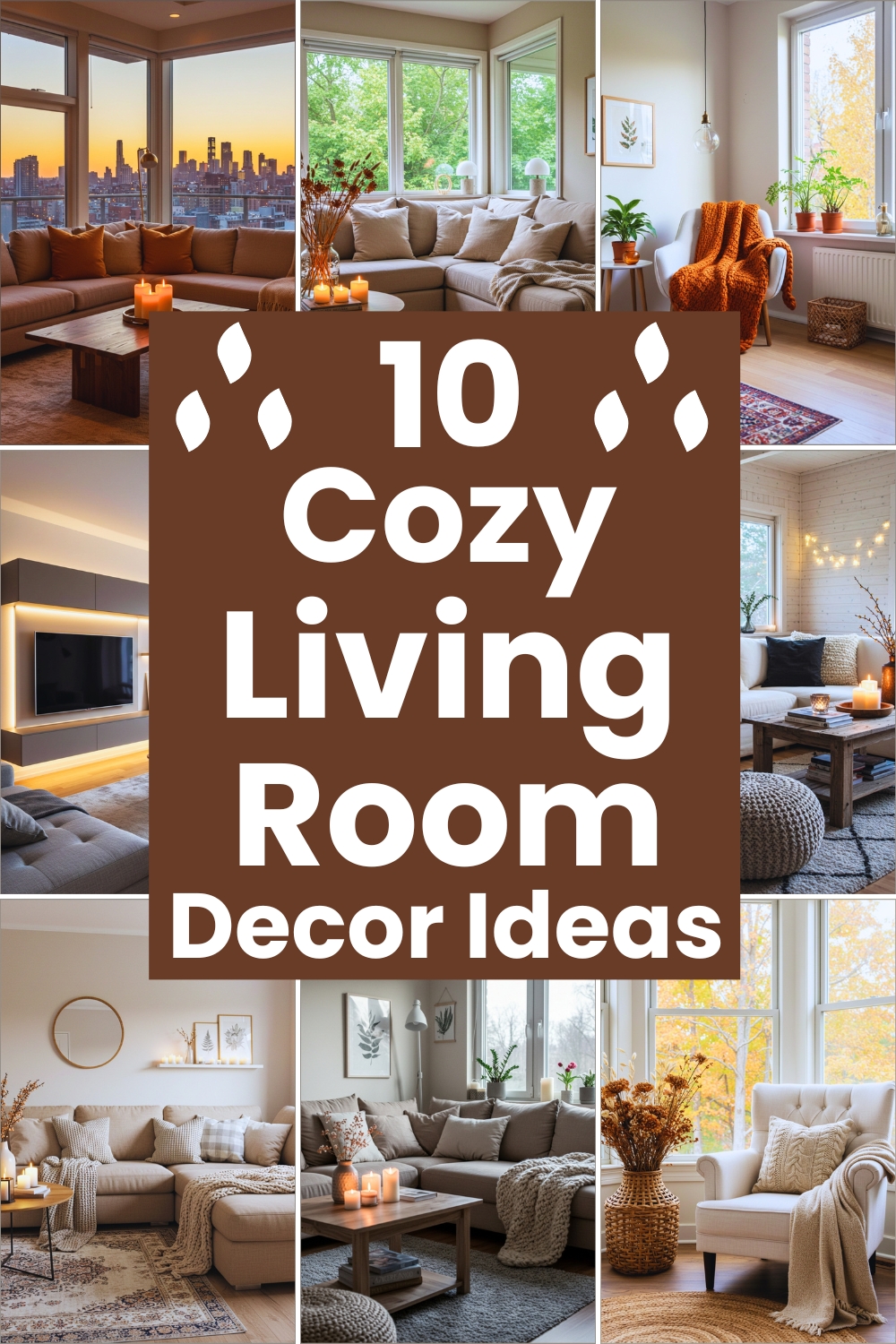 10 cozy Living Room Decor Ideas