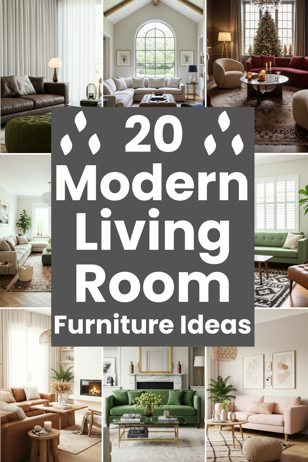 20 Modern Living Room Furniture Ideas