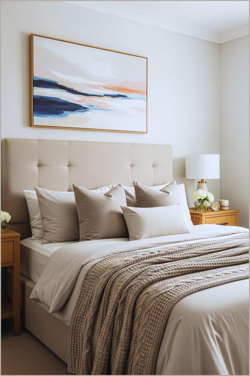 Bedroom Design Highlights The Elegance Of Simplicity A Soft Beige