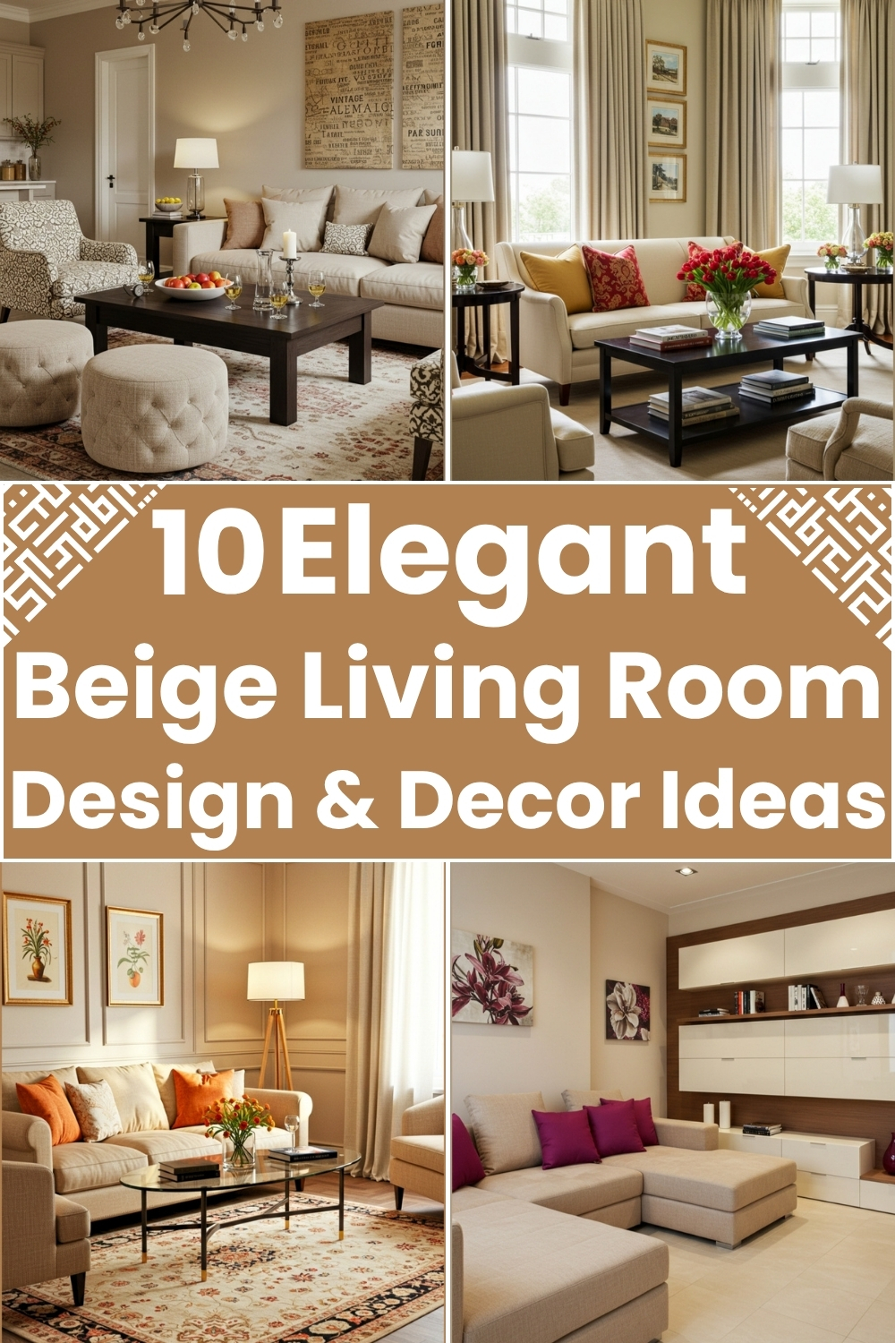 Beige Living Room Decor Ideas