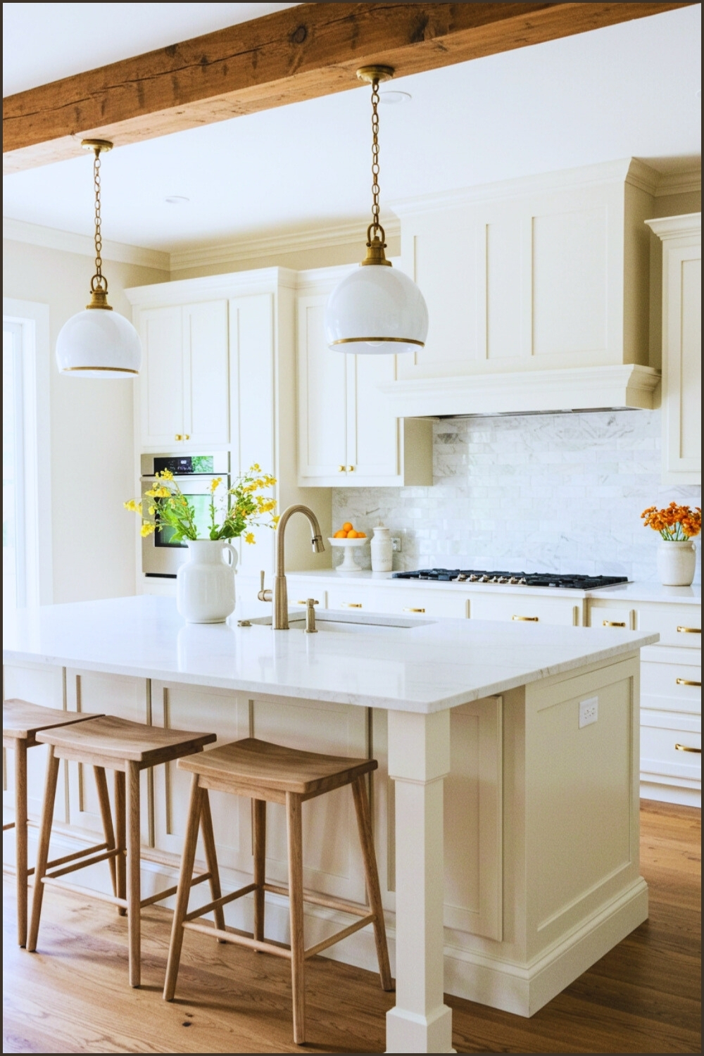 Bright Farmhouse Kitchen Rustic Comfort