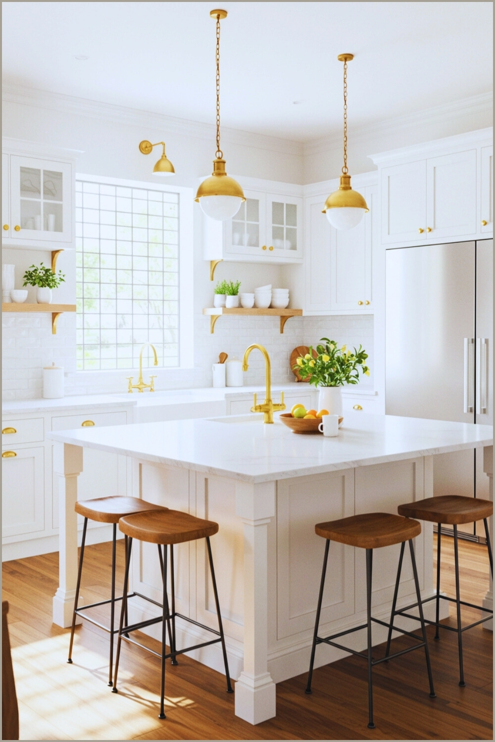 Bright Traditional Kitchen
