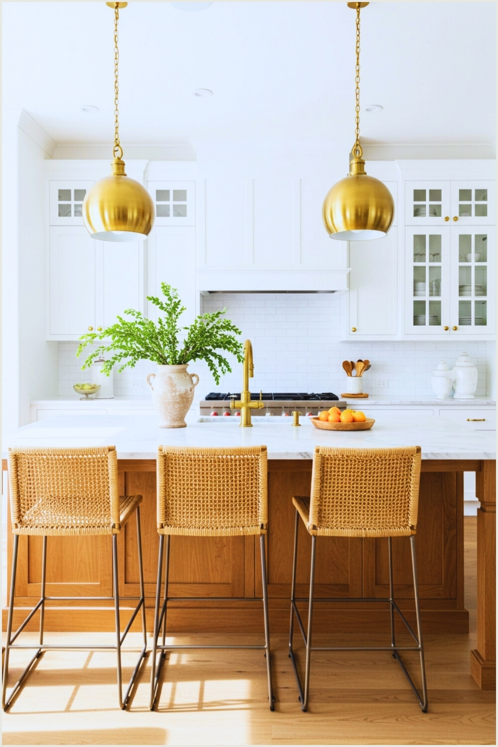 Bright White Modern Kitchen
