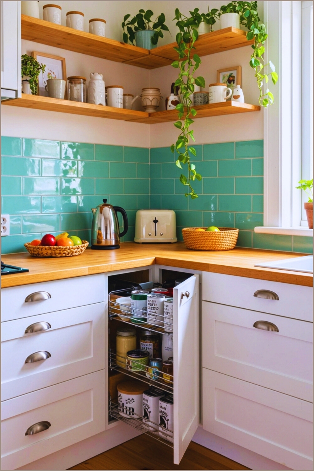 Compact Scandinavian Kitchen Smart Storage