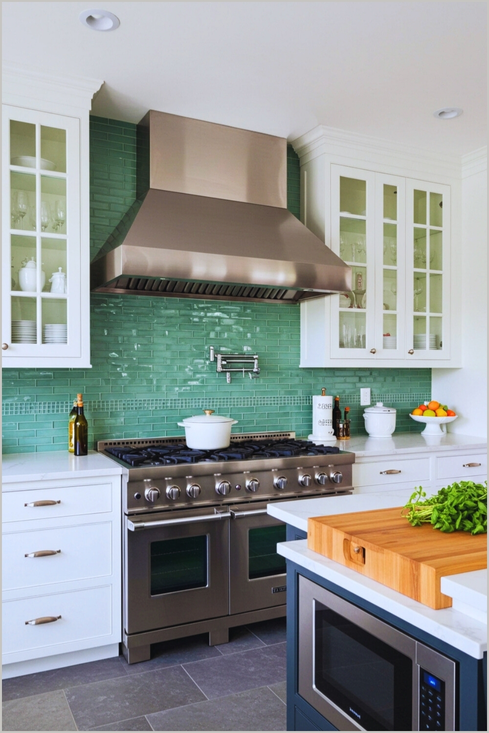 Contemporary Chefs Kitchen Stainless Cooking Zone