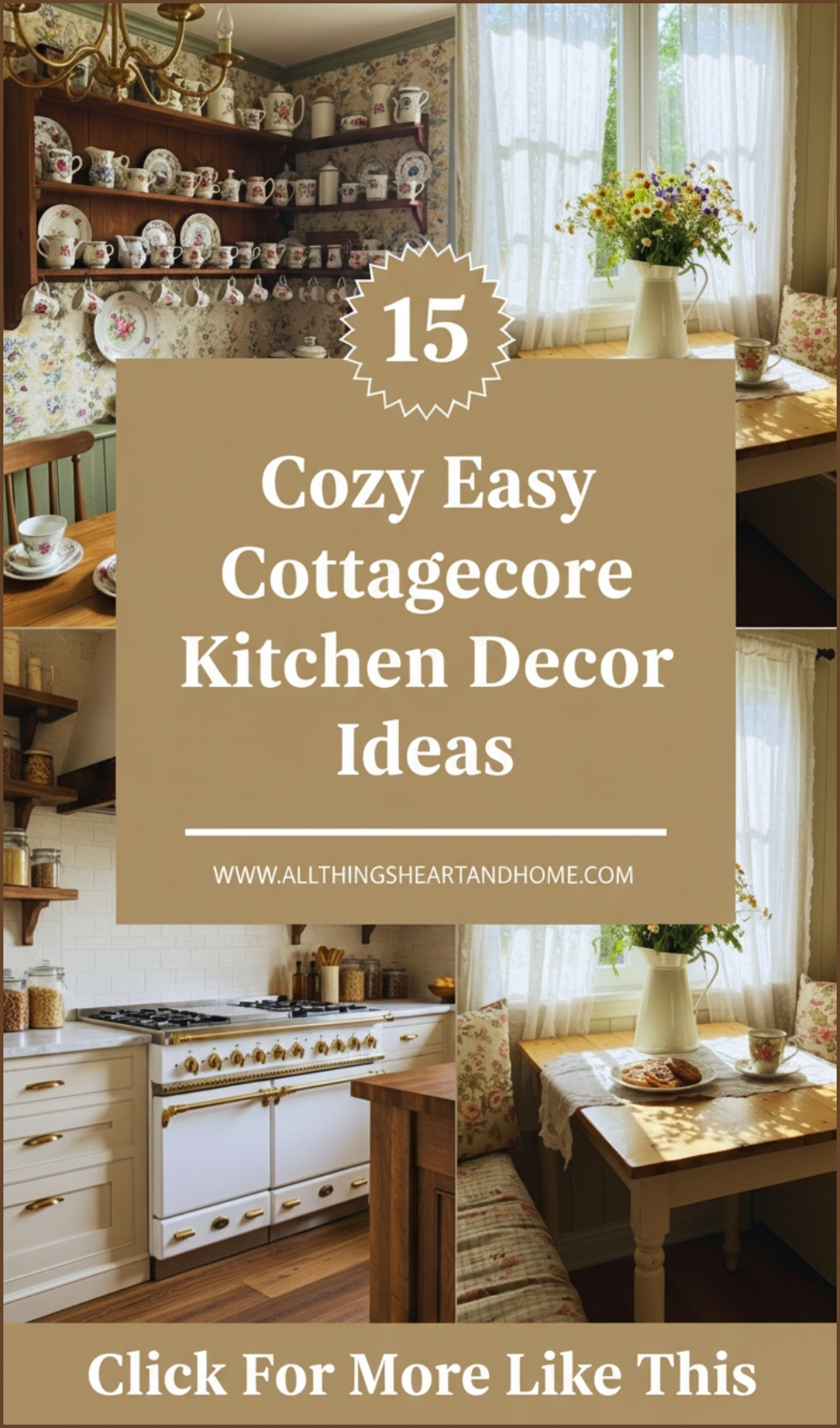 Cozy Easy Cottagecore Kitchen Decor Ideas