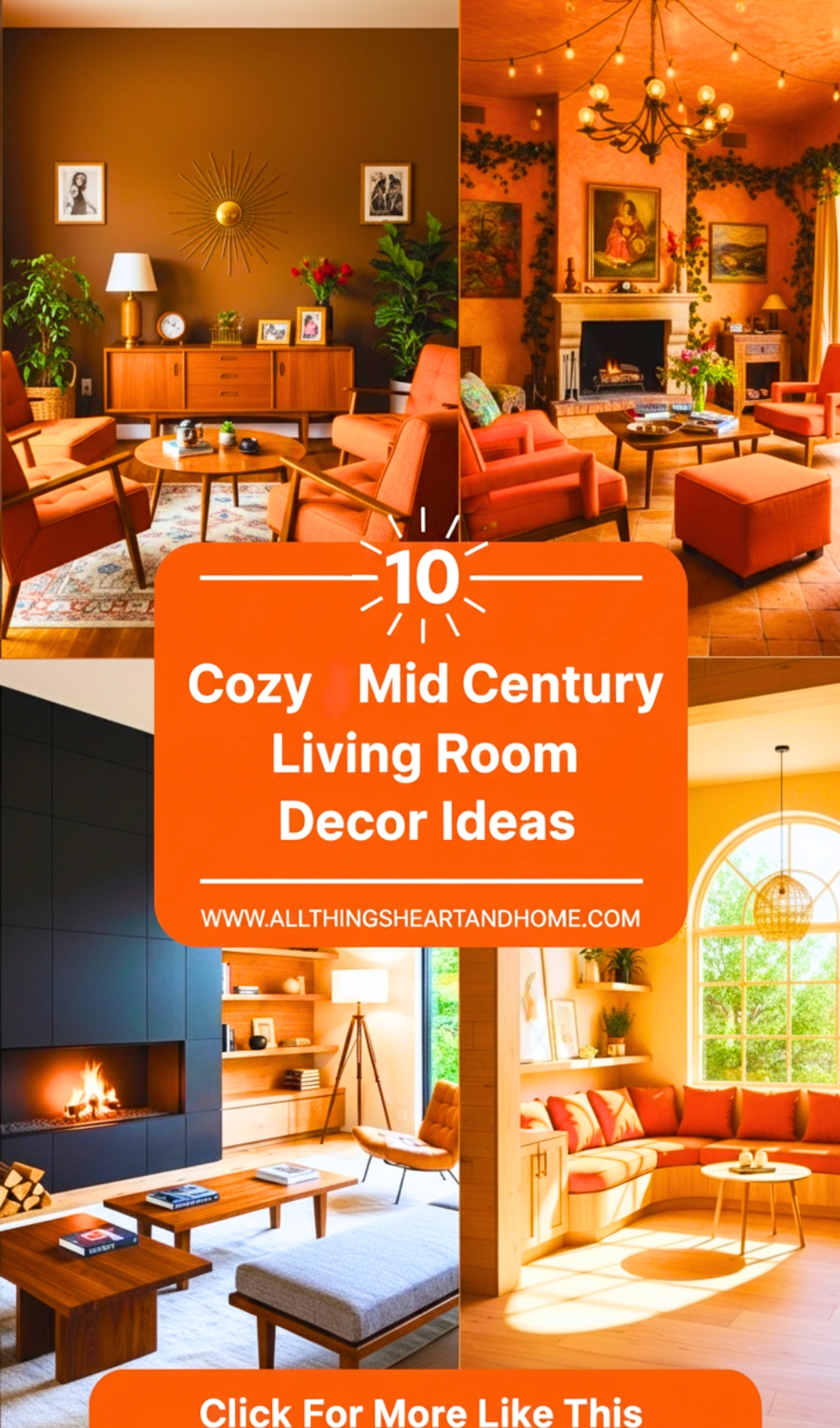 Cozy Mid Century Living Room Decor Ideas