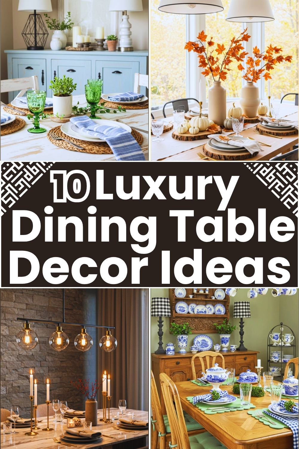 Luxury dining table