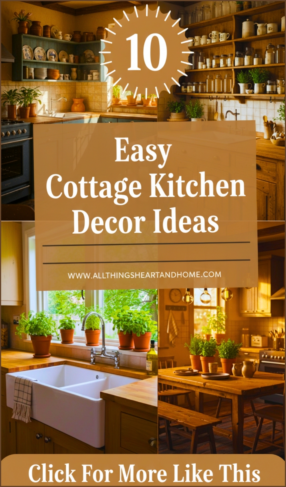Easy Cottage Kitchen Decor Ideas
