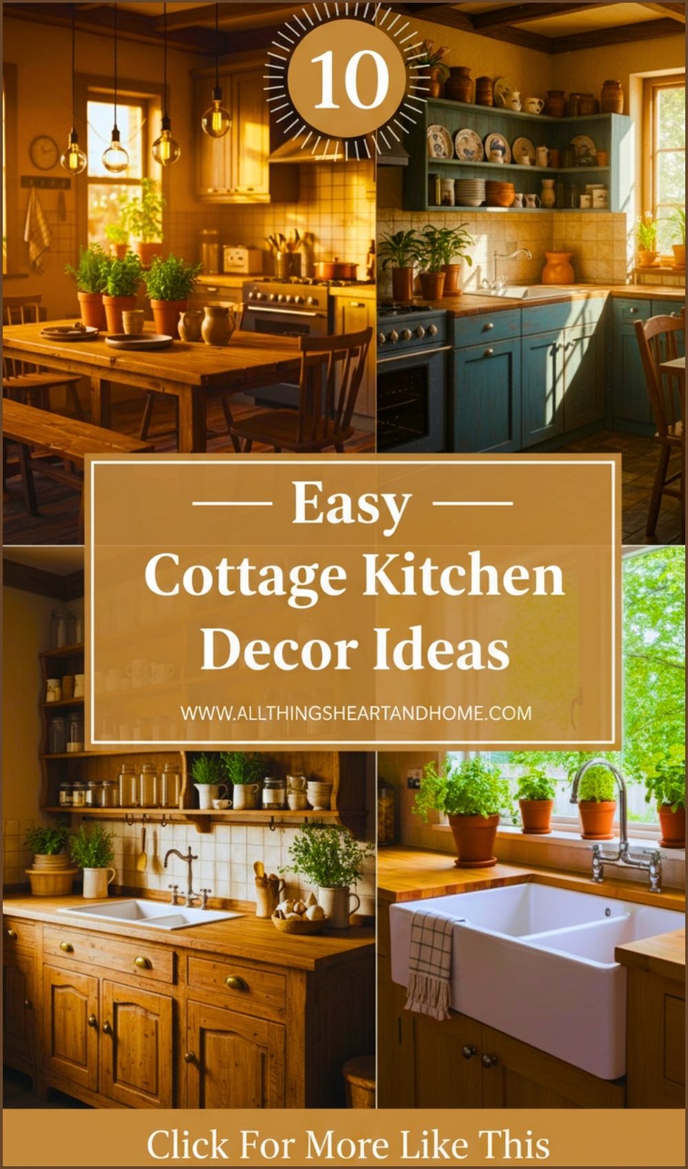 Easy Cottage Kitchen Decor Ideas
