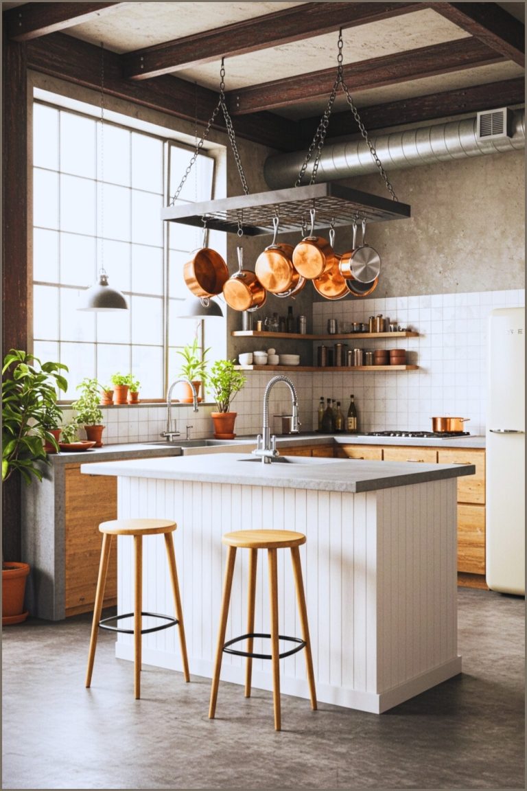 Industrial Loft Kitchen Steel Factory Windows