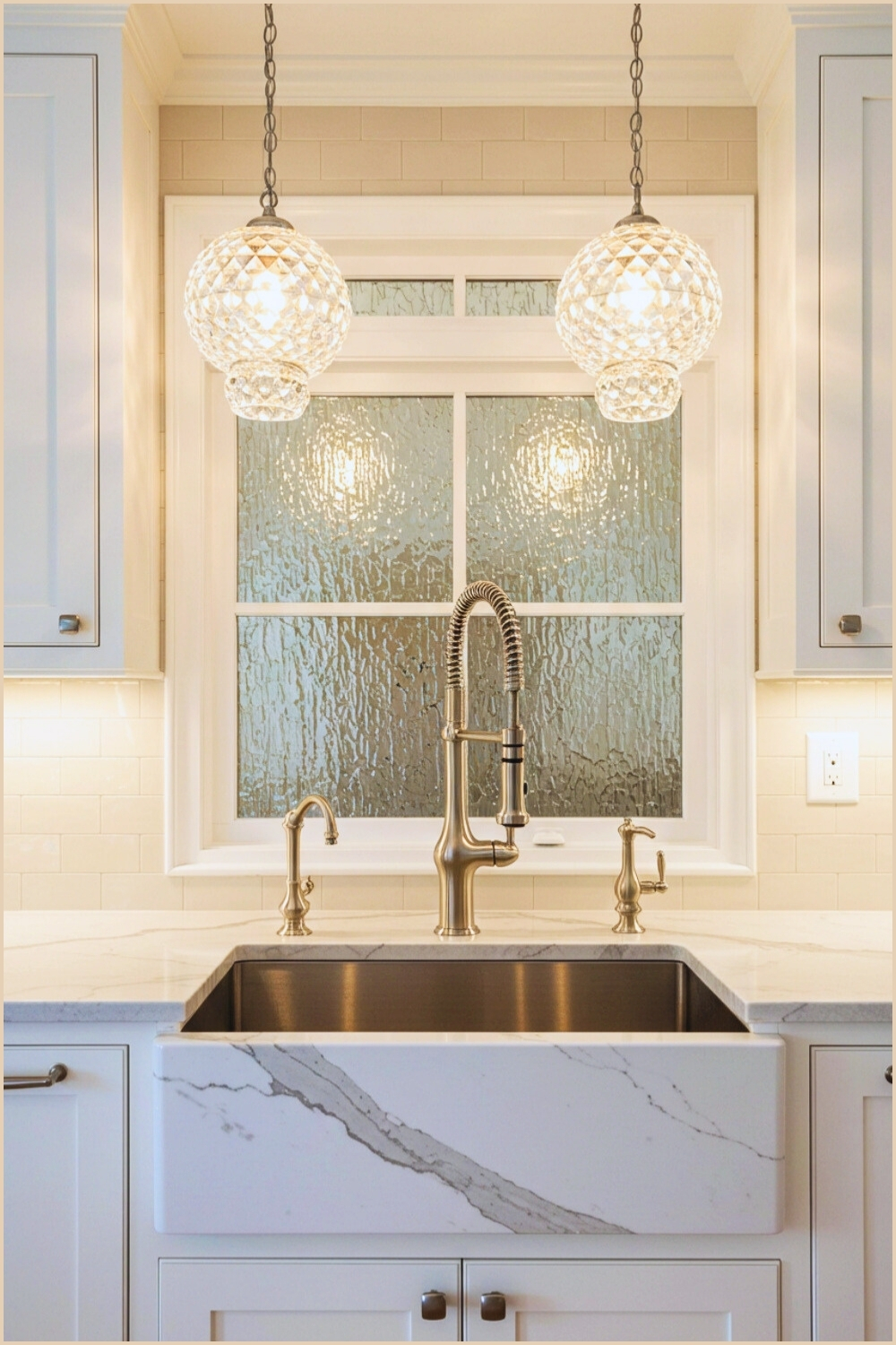 Kitchen Sink Polished Nickel Accent