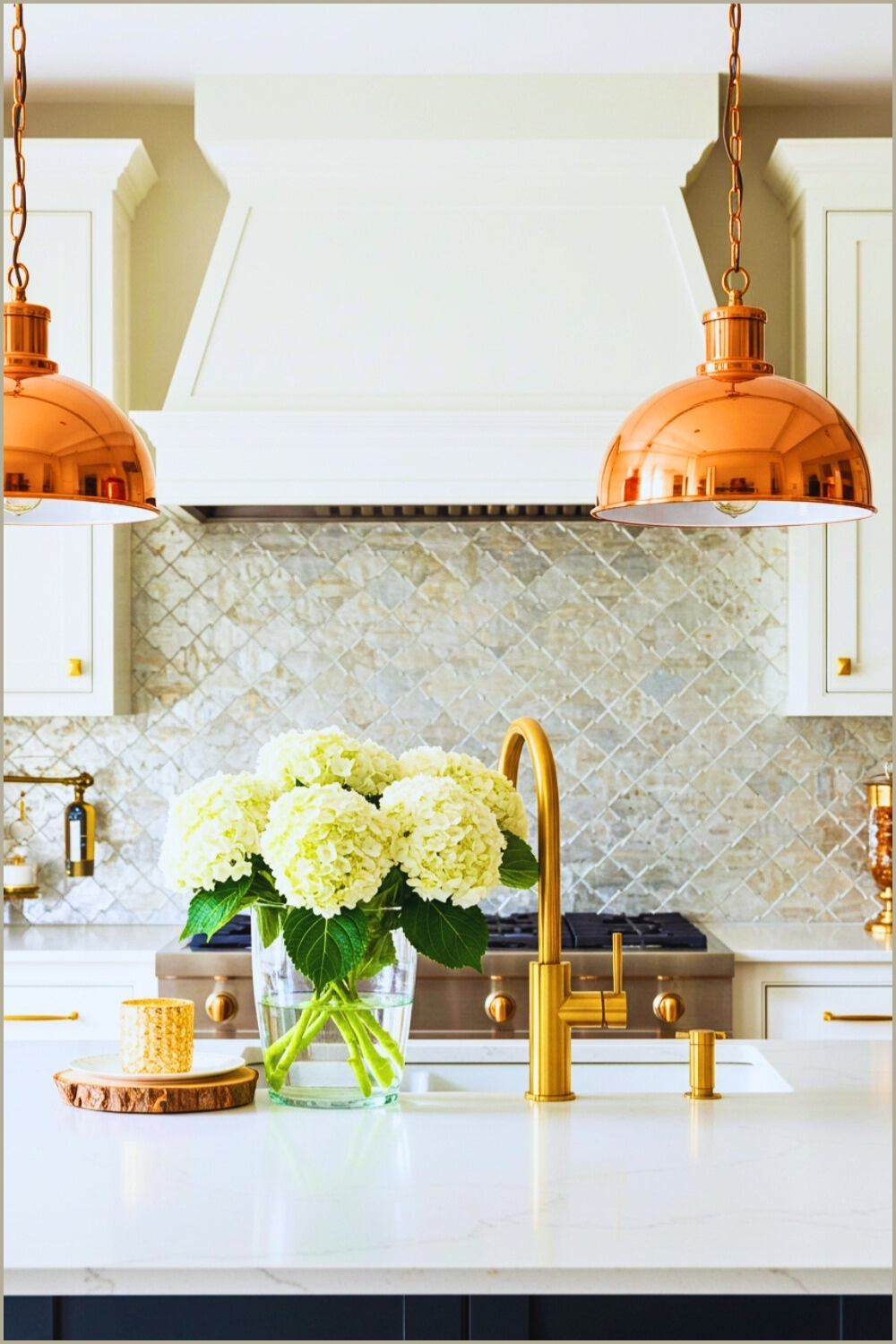 Luxurious Kitchen Copper Pendant Lights