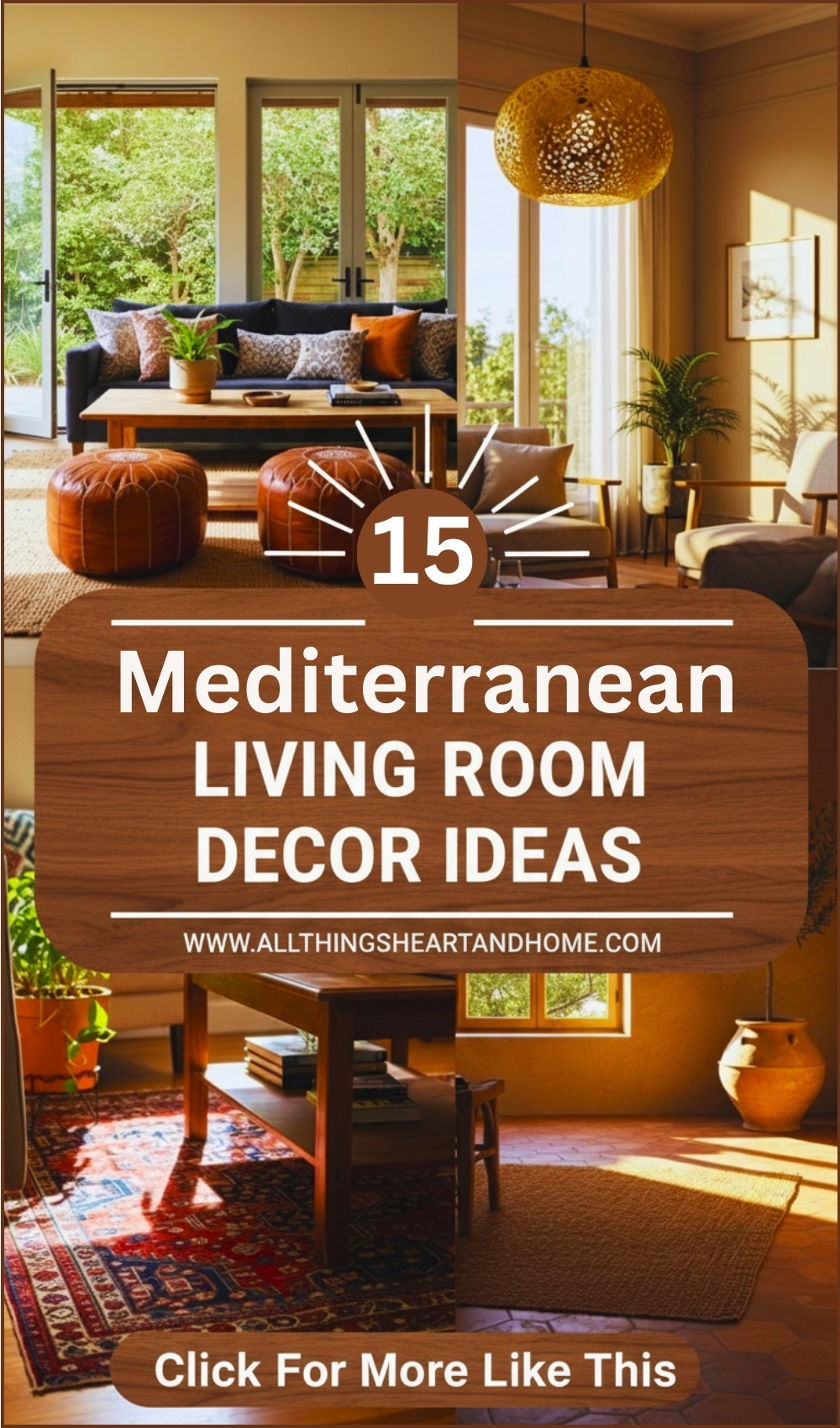 Mediterranean Living Room Decor Ideas.