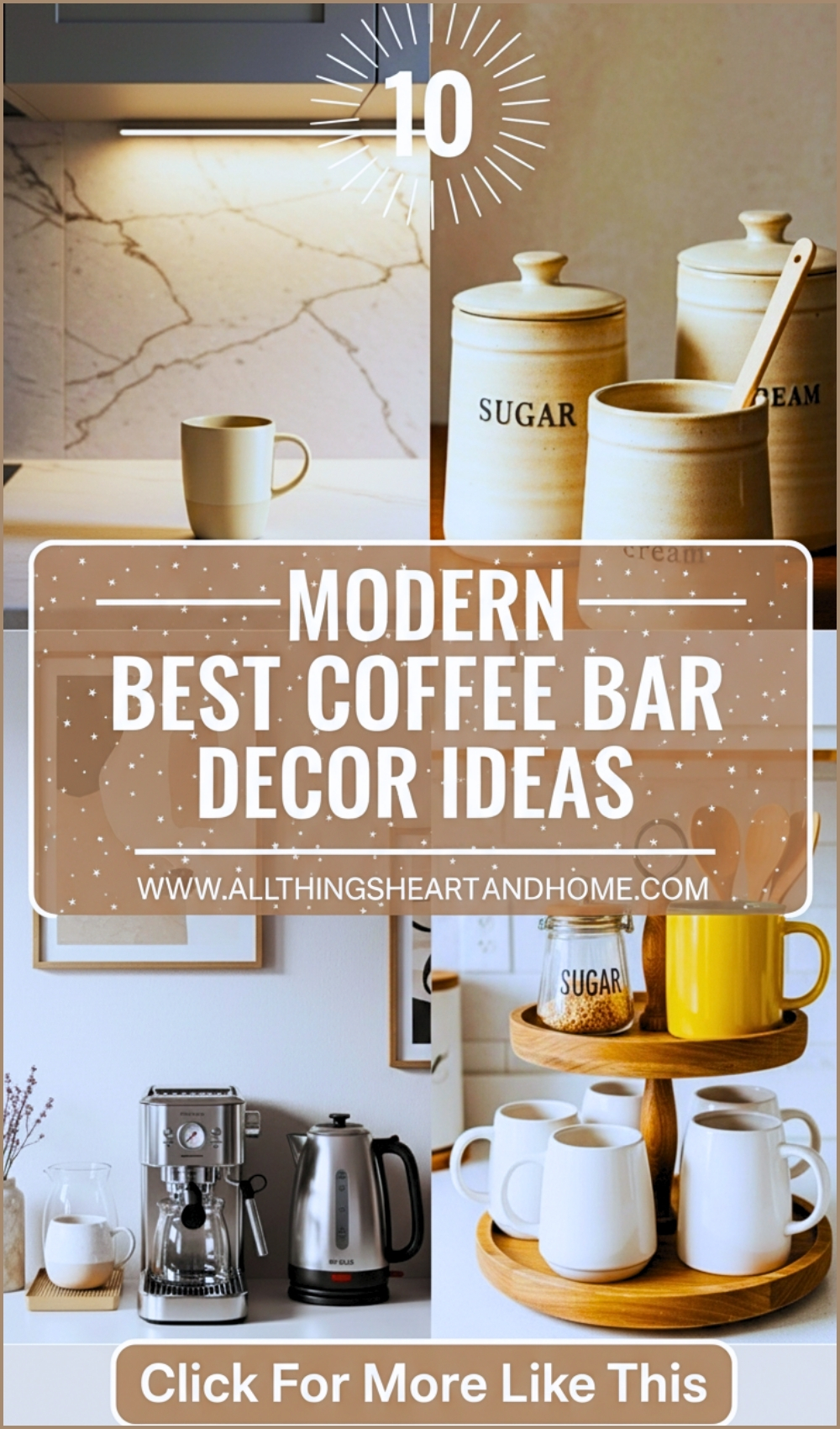 Modern Best Coffee Bar Kitchen Counter Corner Decor Ideas