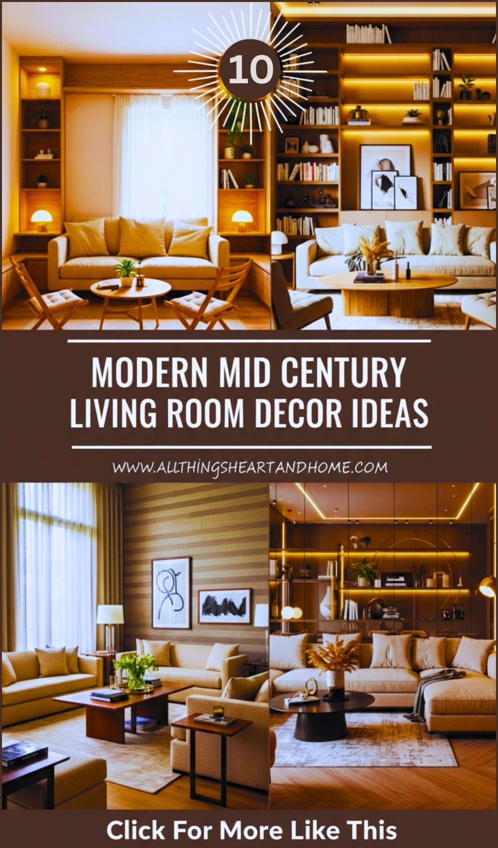 Modern Mid Century Living Room Decor Ideas