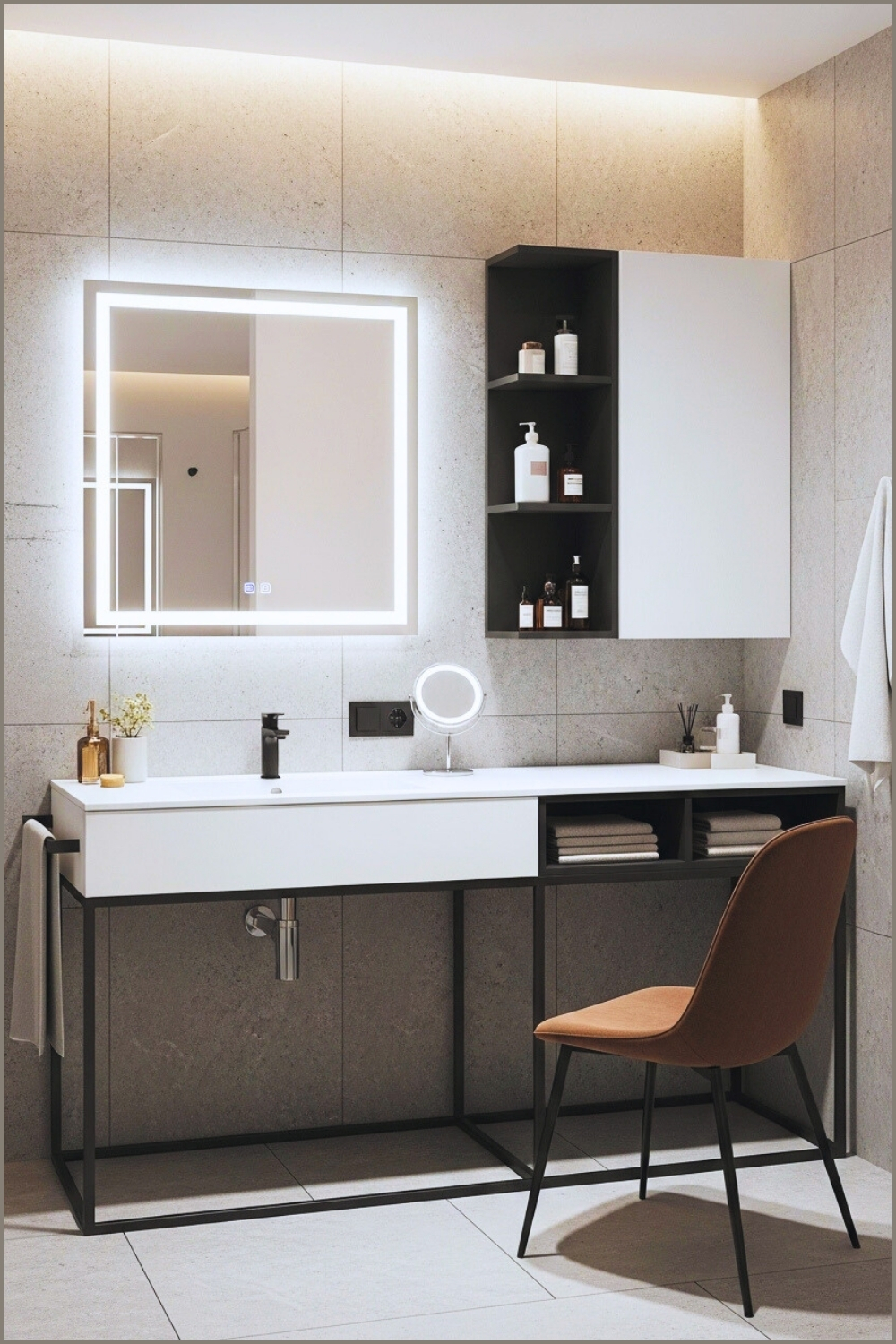 Sleek Modern Vanity Brings A Clean And Contemporary Vibe