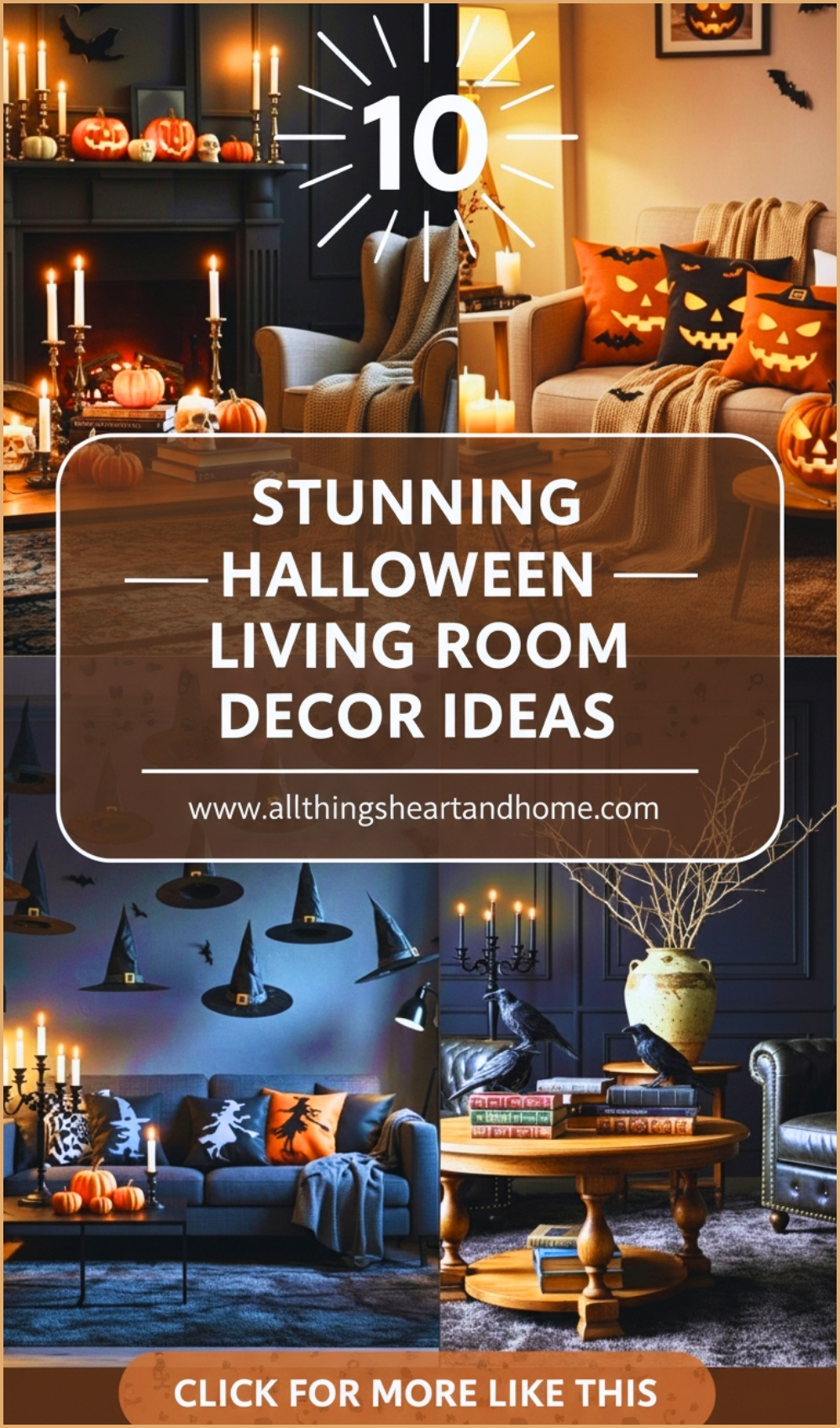 Stunning Halloween Living Room Decor Ideas