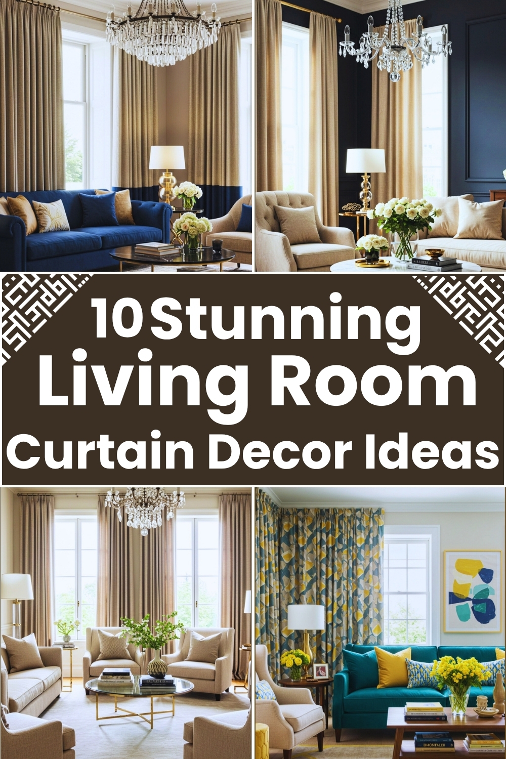 Stunning Living Room Curtain Decor Idea