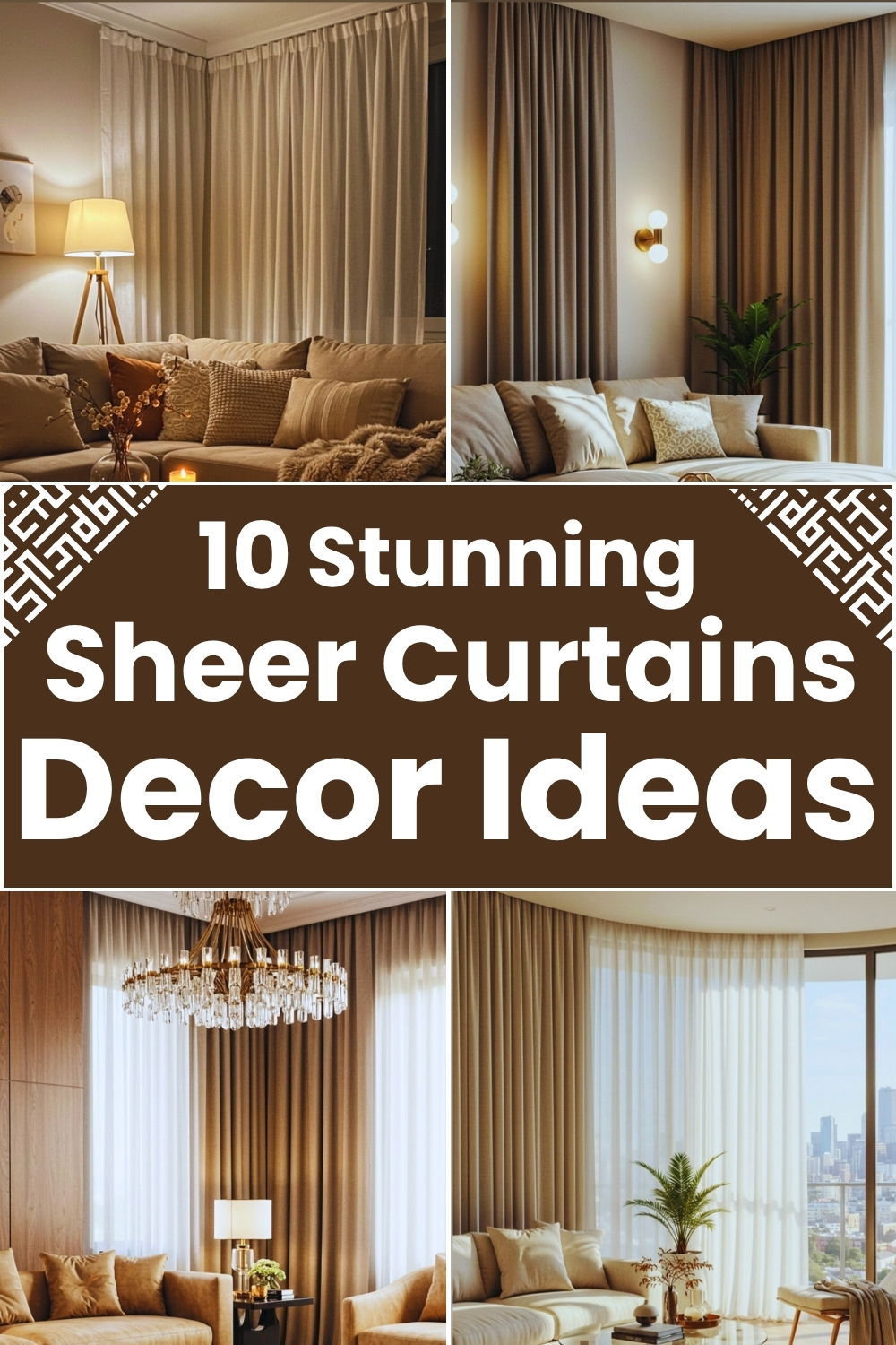 Stunning Sheer Curtains Decor Ideas