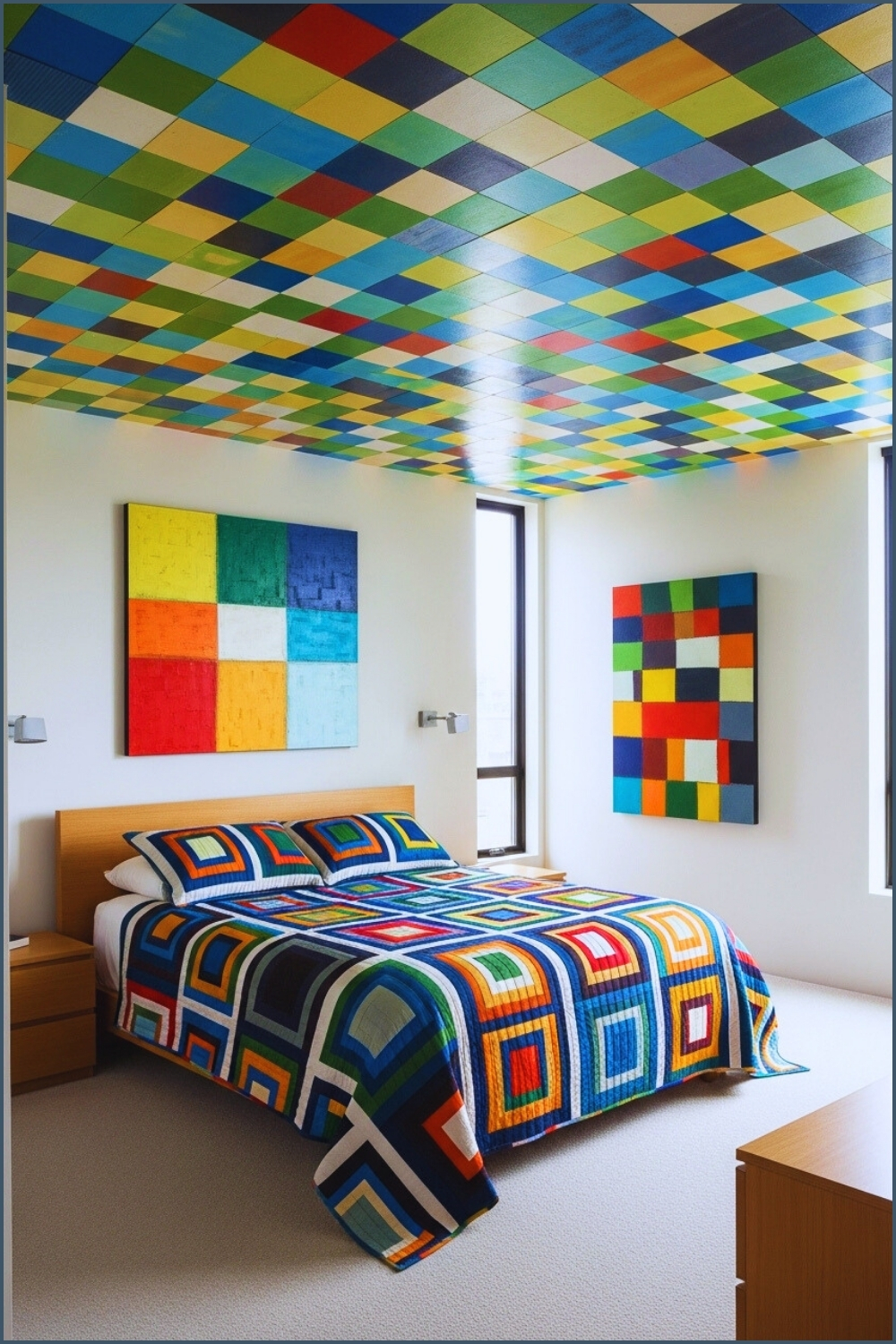 This Modern Bedroom Takes Creativity To The Next Level With A Ceiling
