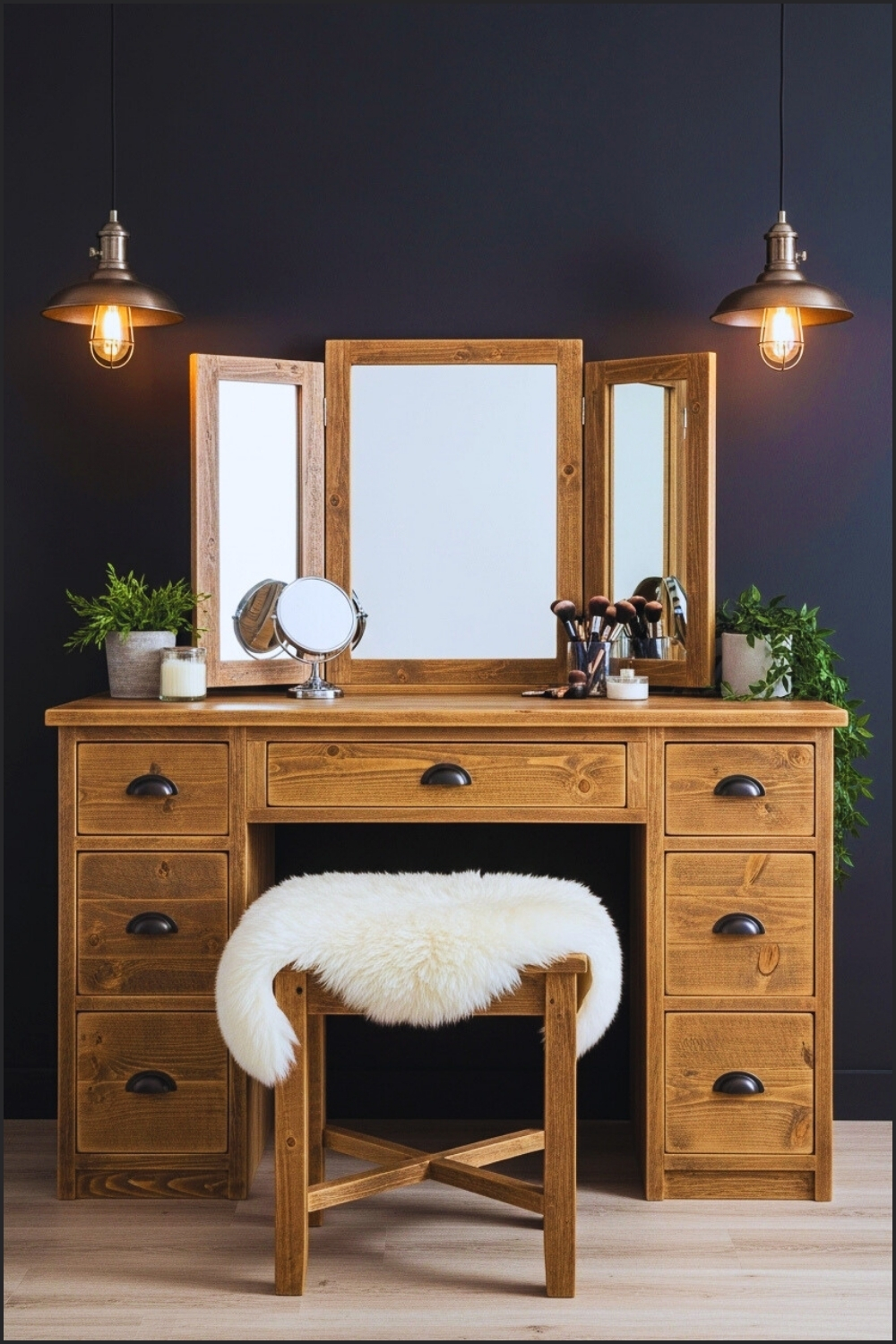 This Rustic Vanity Setup Is The Perfect Blend Of Charm And Functionality