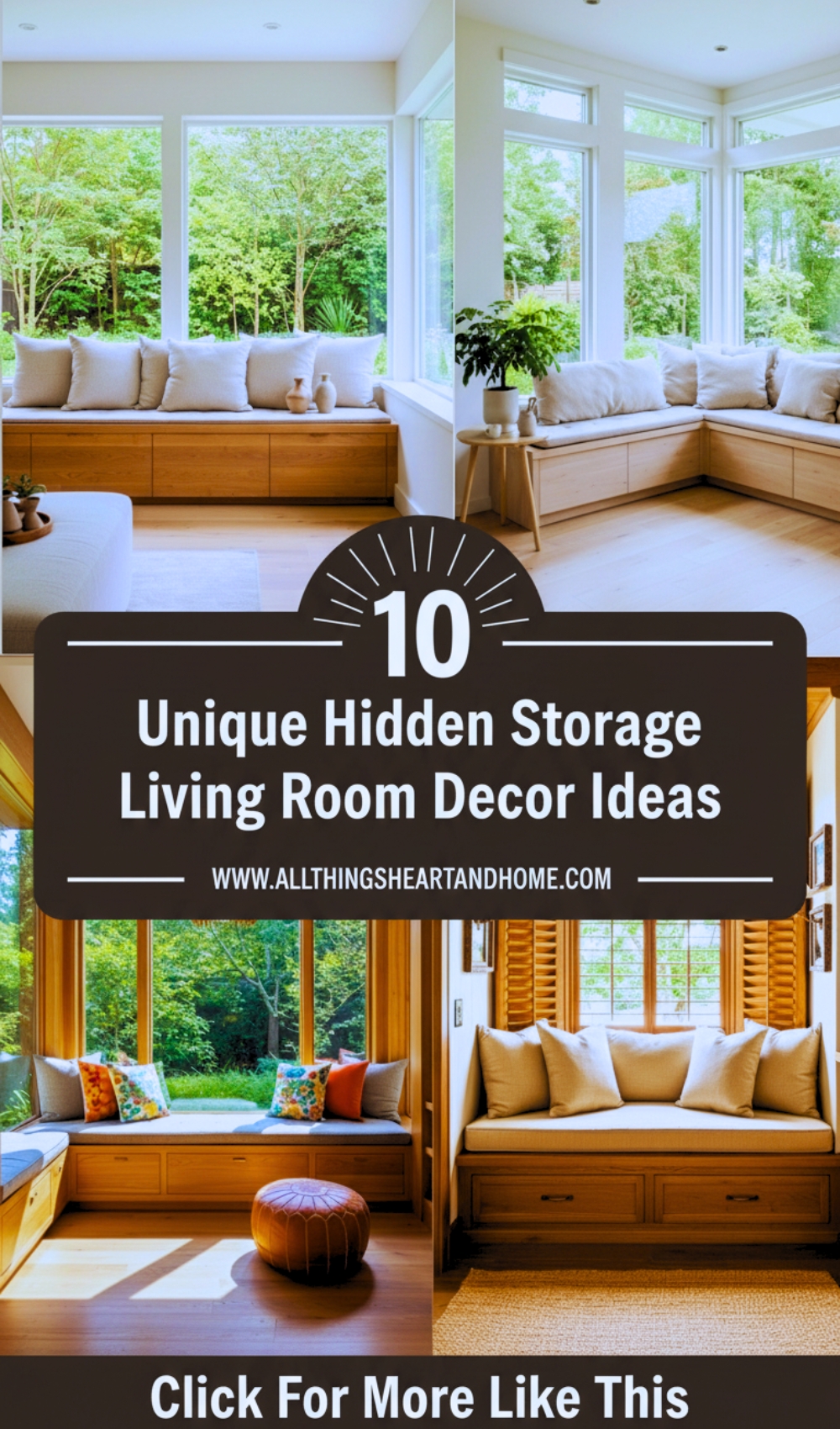 Unique Living Room Hidden Storage Decor Ideas