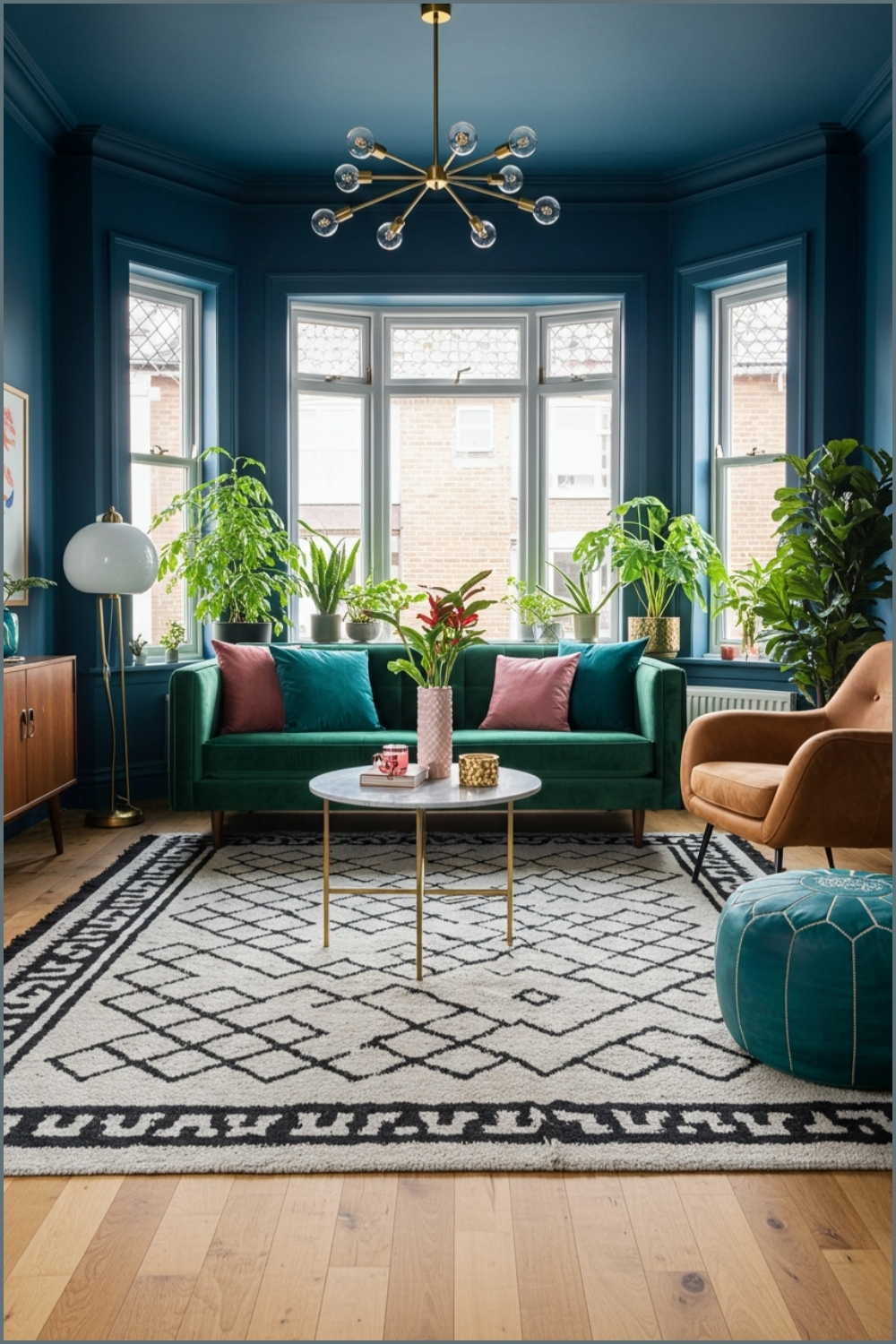 Vibrant Living Room A Bold Mix Of Colors Textures