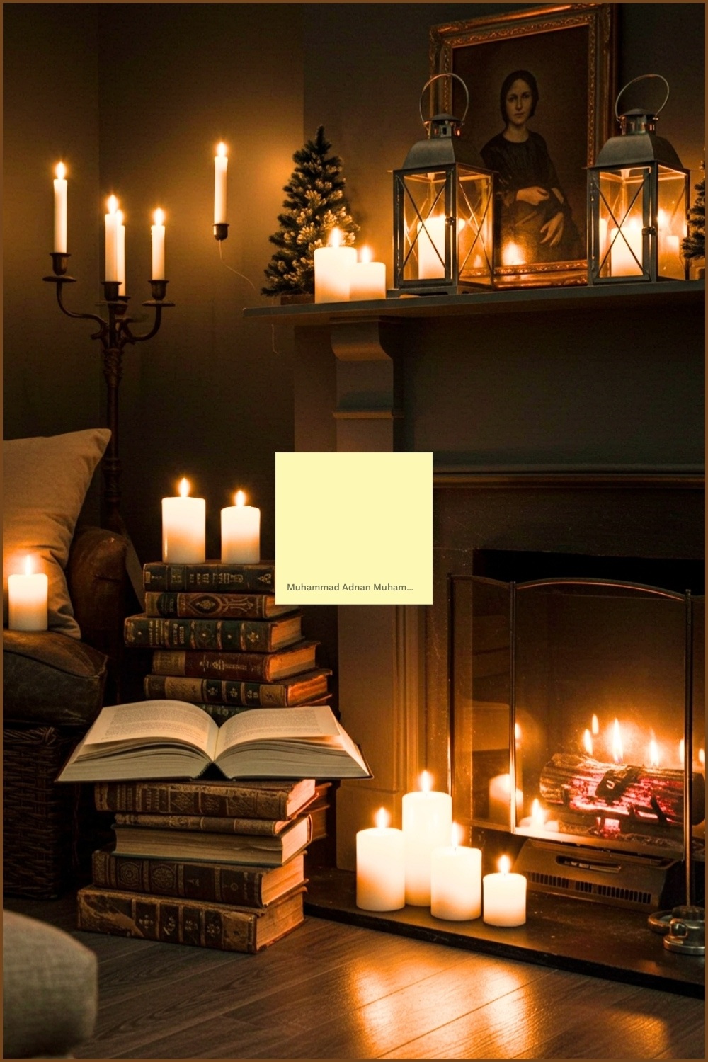 Warm Vintage-inspired Living Room Corner With Beautiful Décor