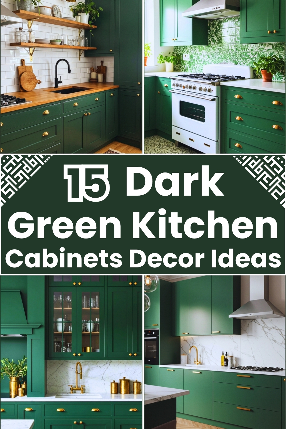 best Dark Green Kitchen Cabinets Decor ideas
