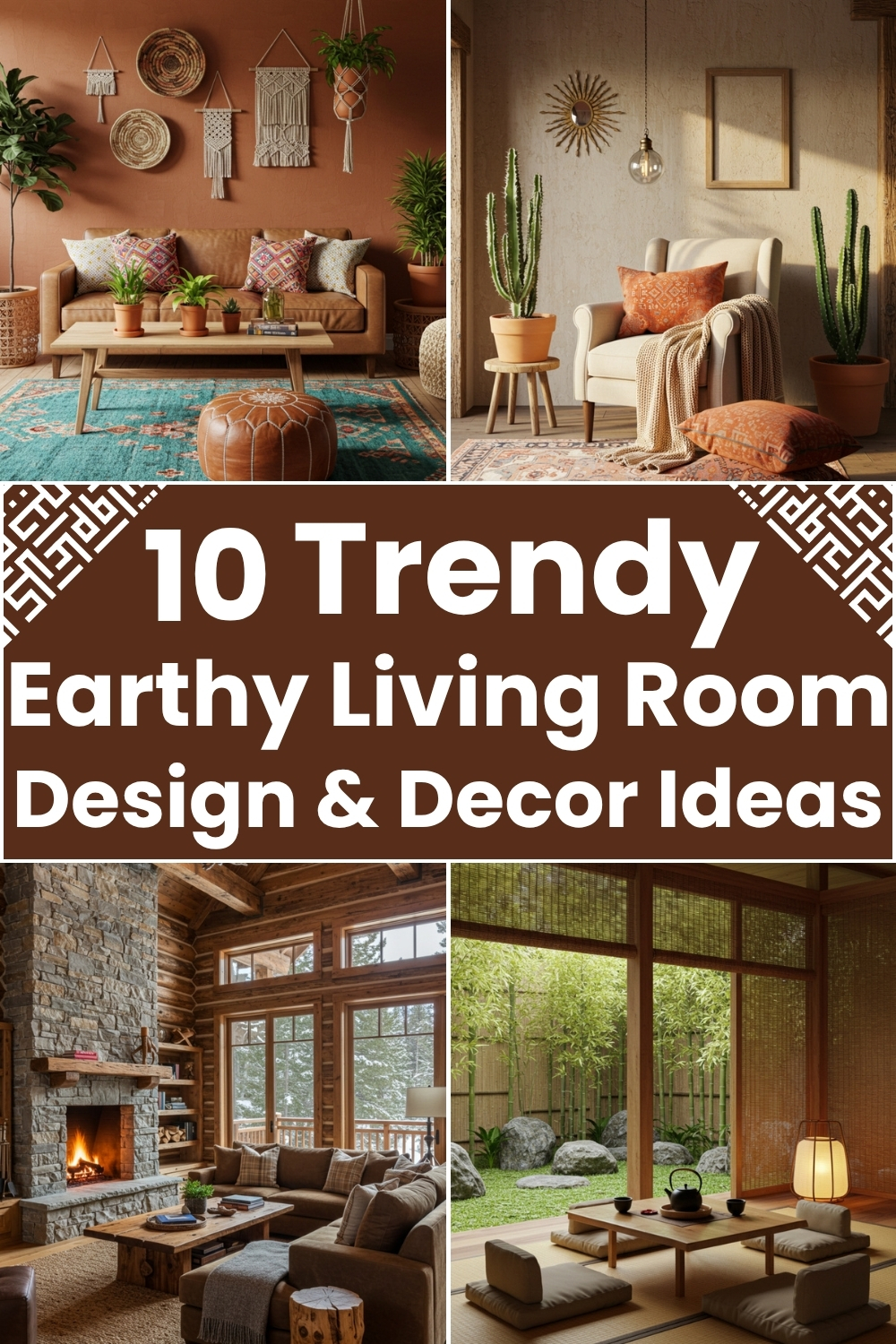 best Earthy Living Room Decor Ideas