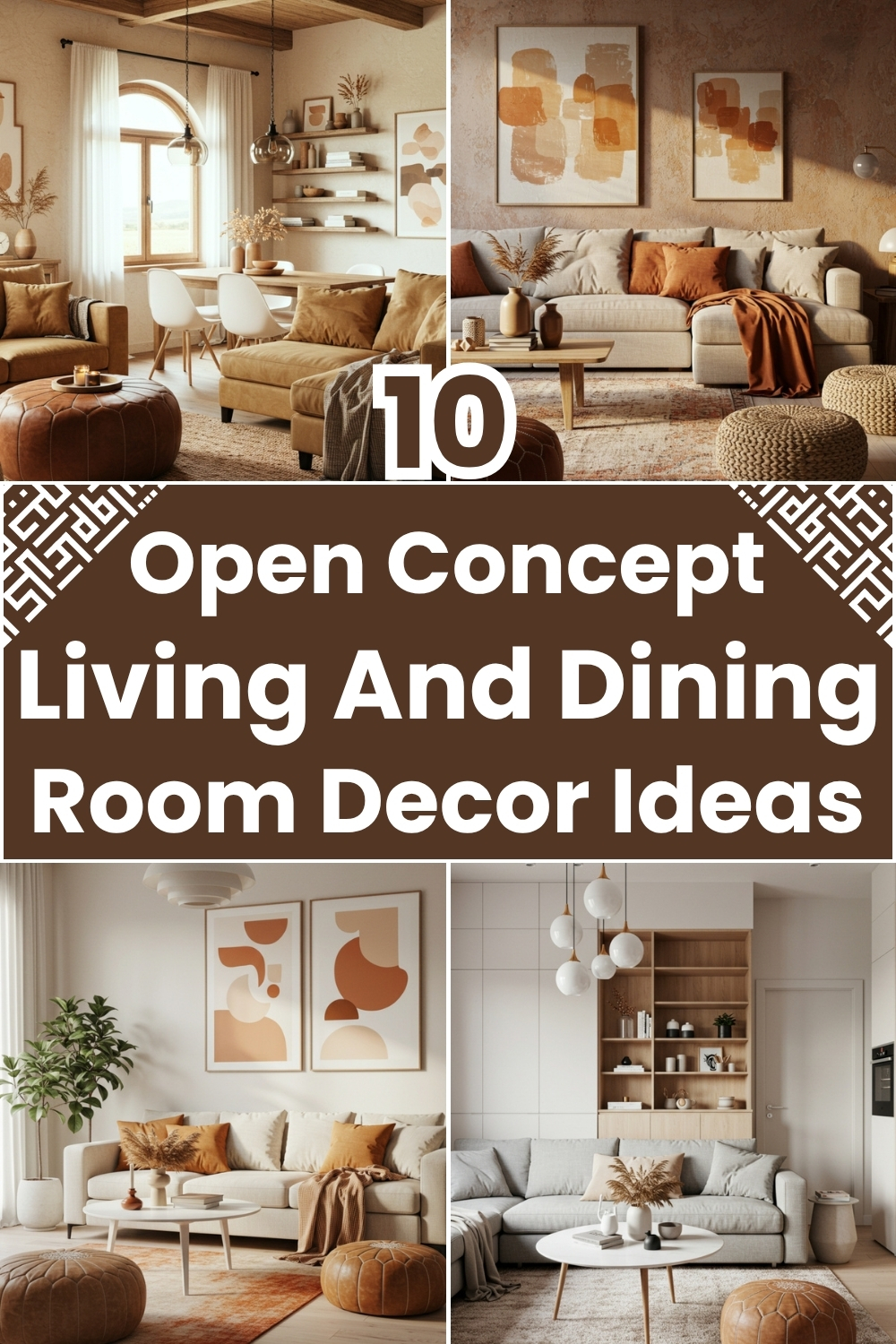 best Open Concept Living and Dining Room Decor Ideas