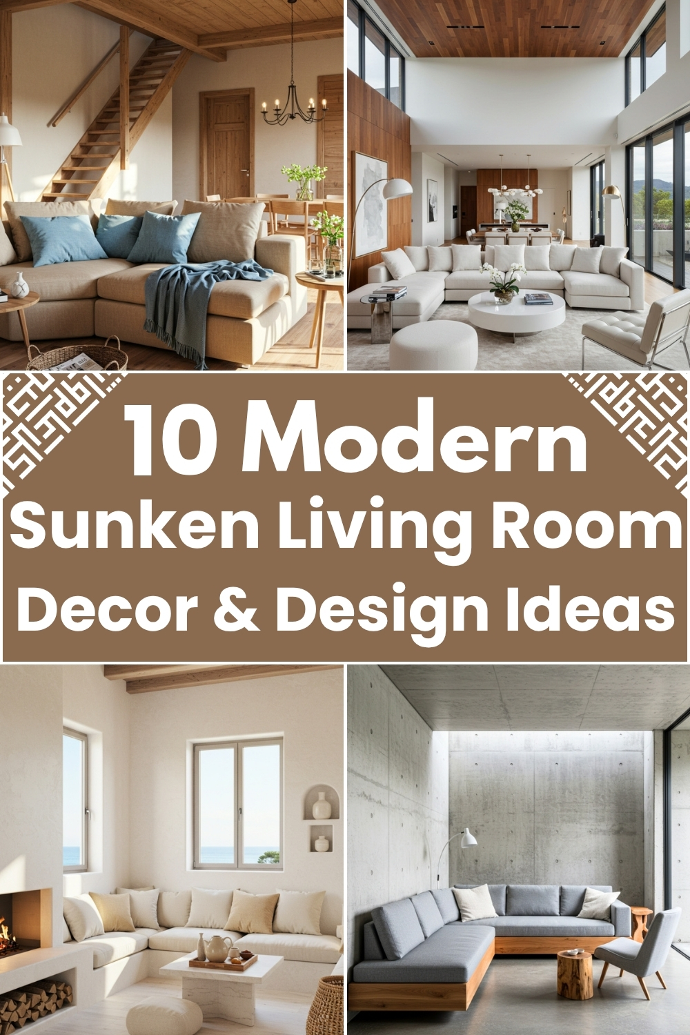 best Stylish Sunken Living Room Decor Ideas