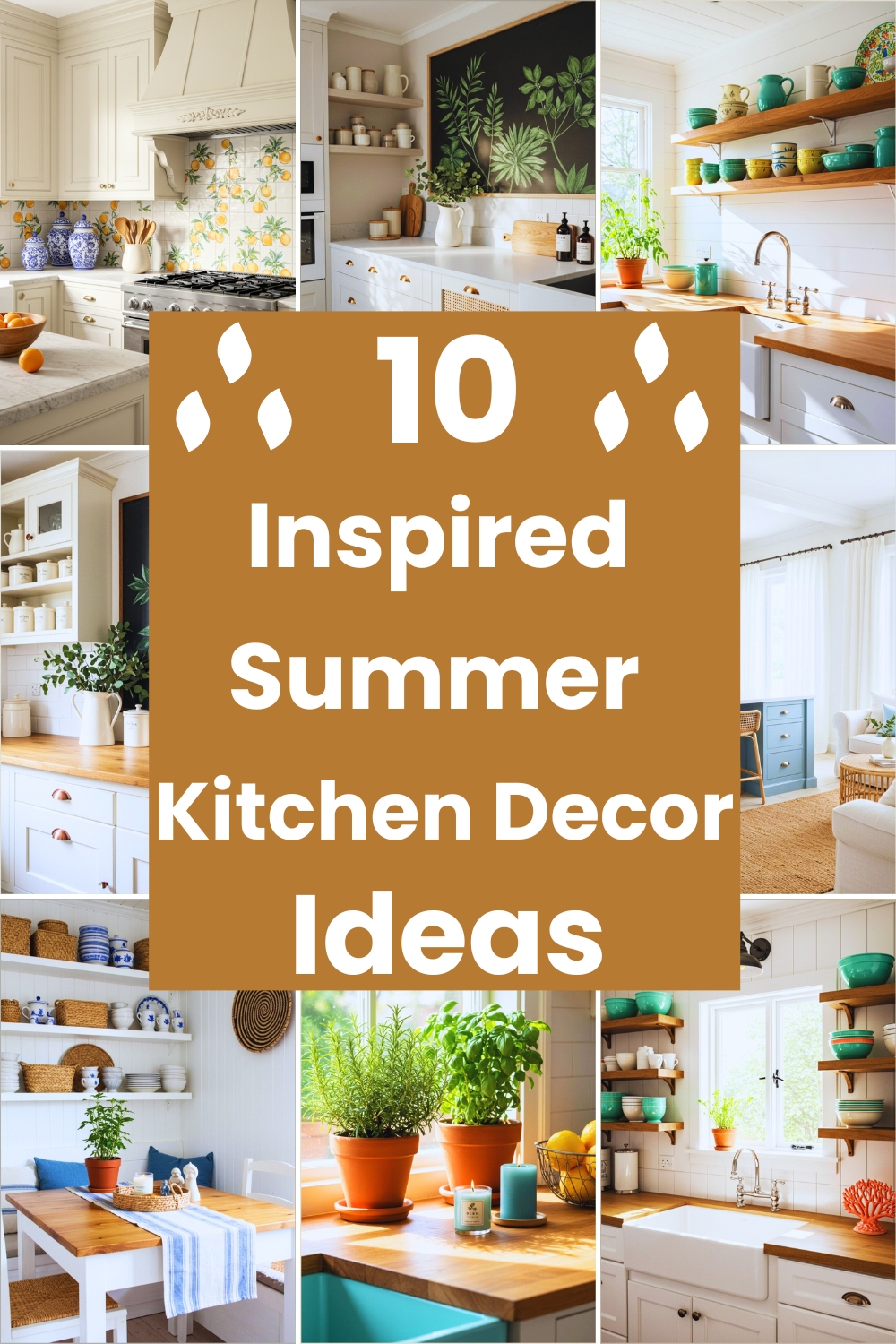 10 Inspired Summer Kitchen Decor Ideas