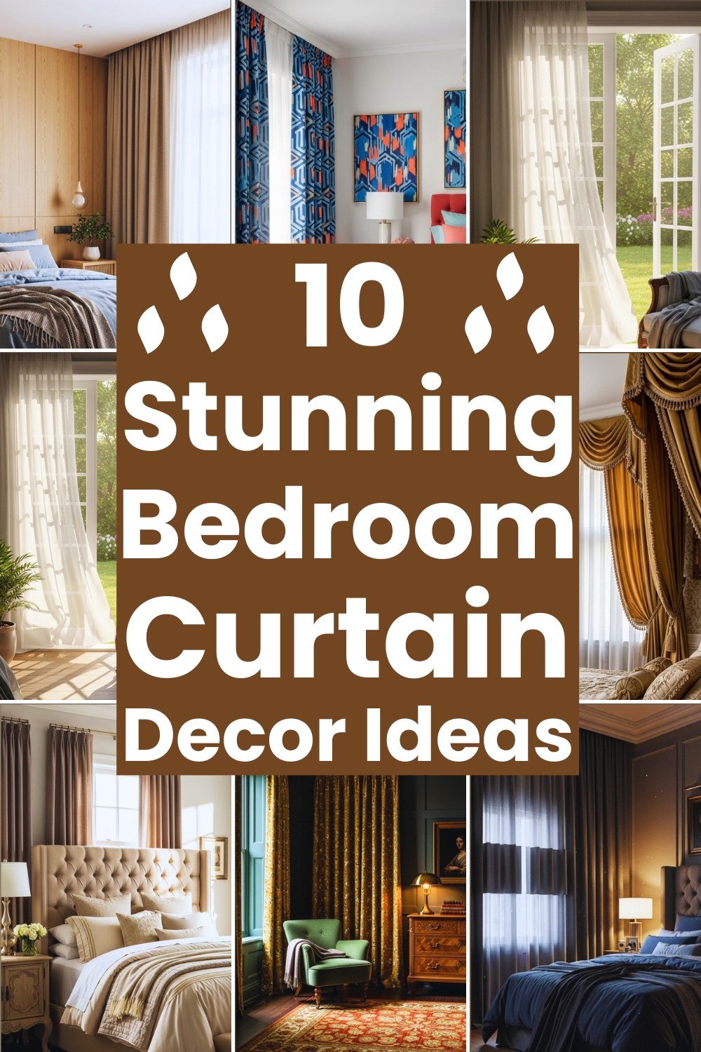 10 Stunning Bedroom Curtain Decor Ideas