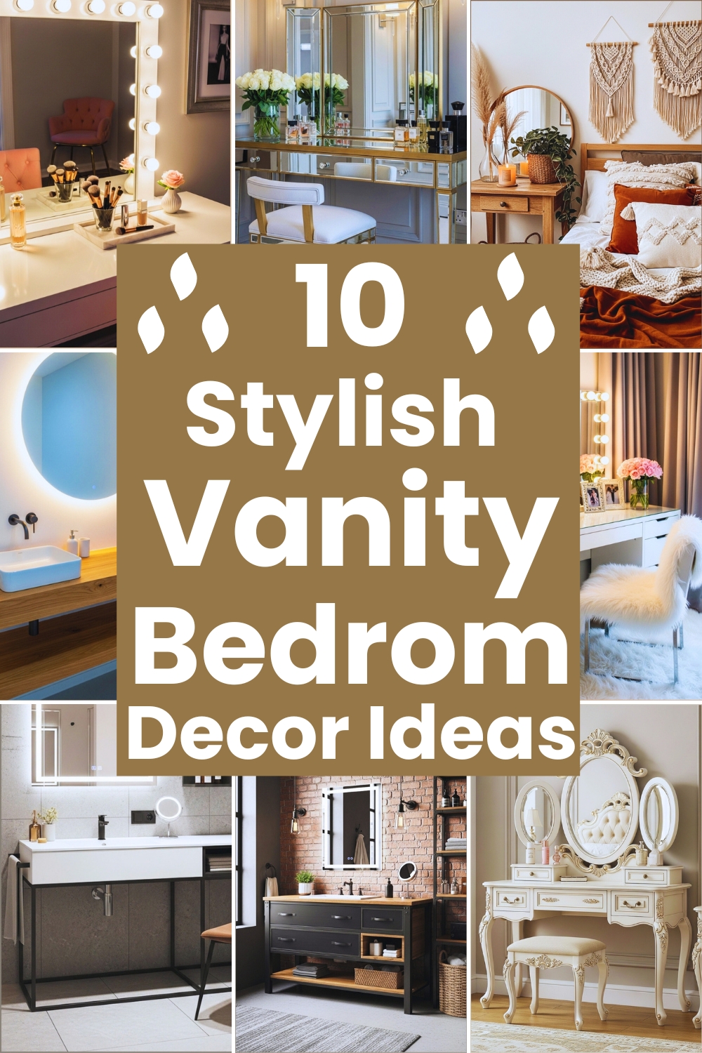 10 Stylish Vanity Bedroom Space Decor Ideas